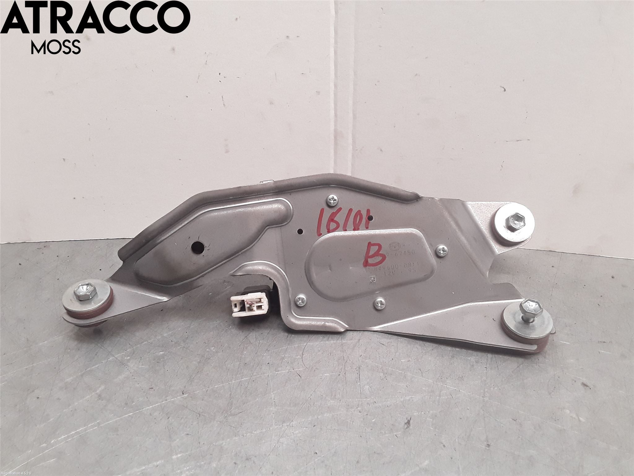 Mazda 6 13- Torkarmotor Baklucka