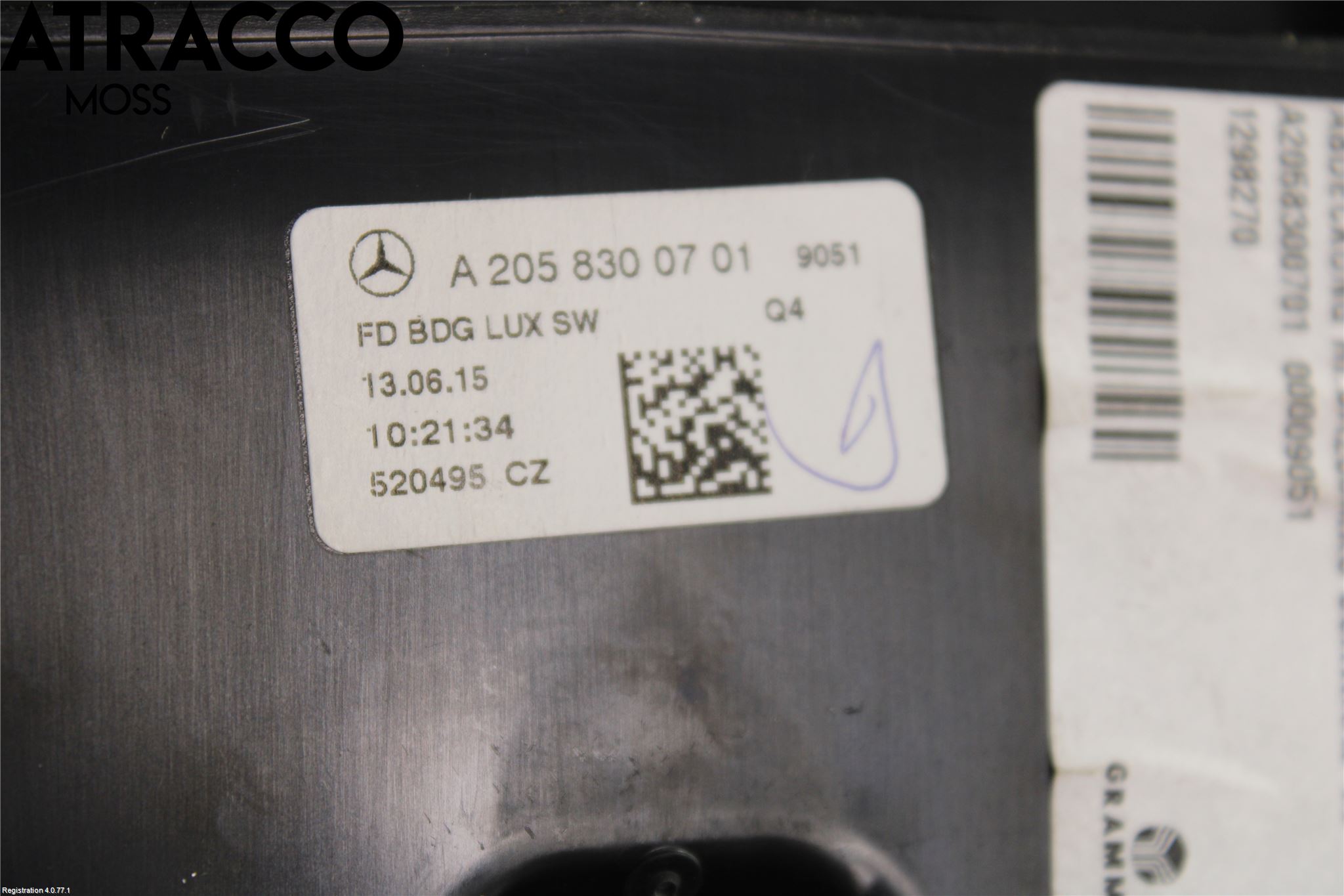 Mercedes-Benz MB C-KLASS (W205) 14-21 Ac Styrenhet Ac Manöveren