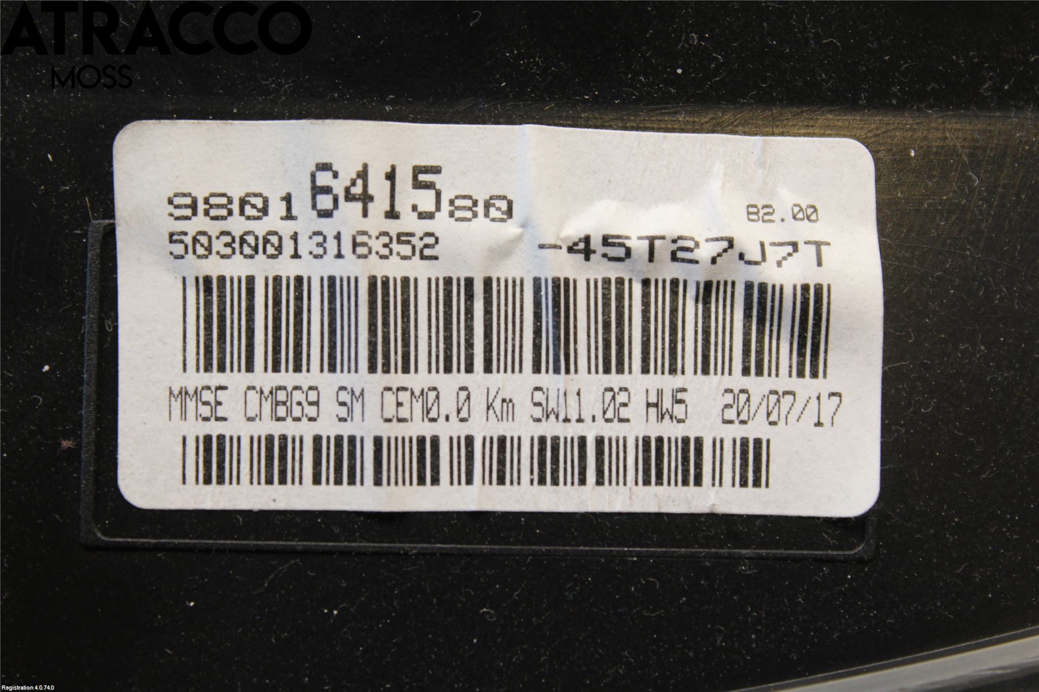 Peugeot PARTNER 16-18 Instrument Komb