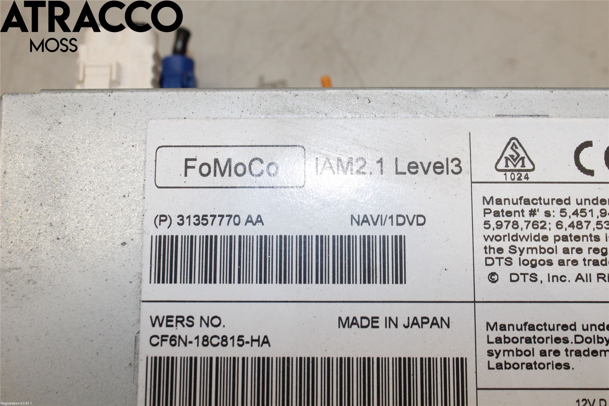 Volvo V60 11-13 Cd Radio - Multimediapanel