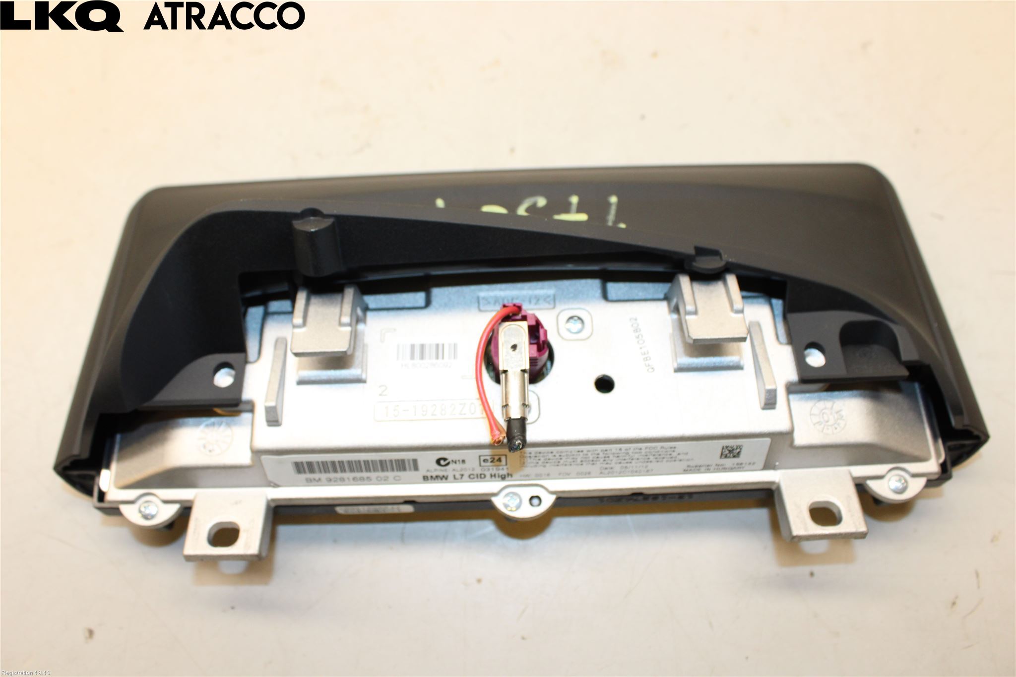 BMW 1 F20/F21 11-19 Instrumentsarg