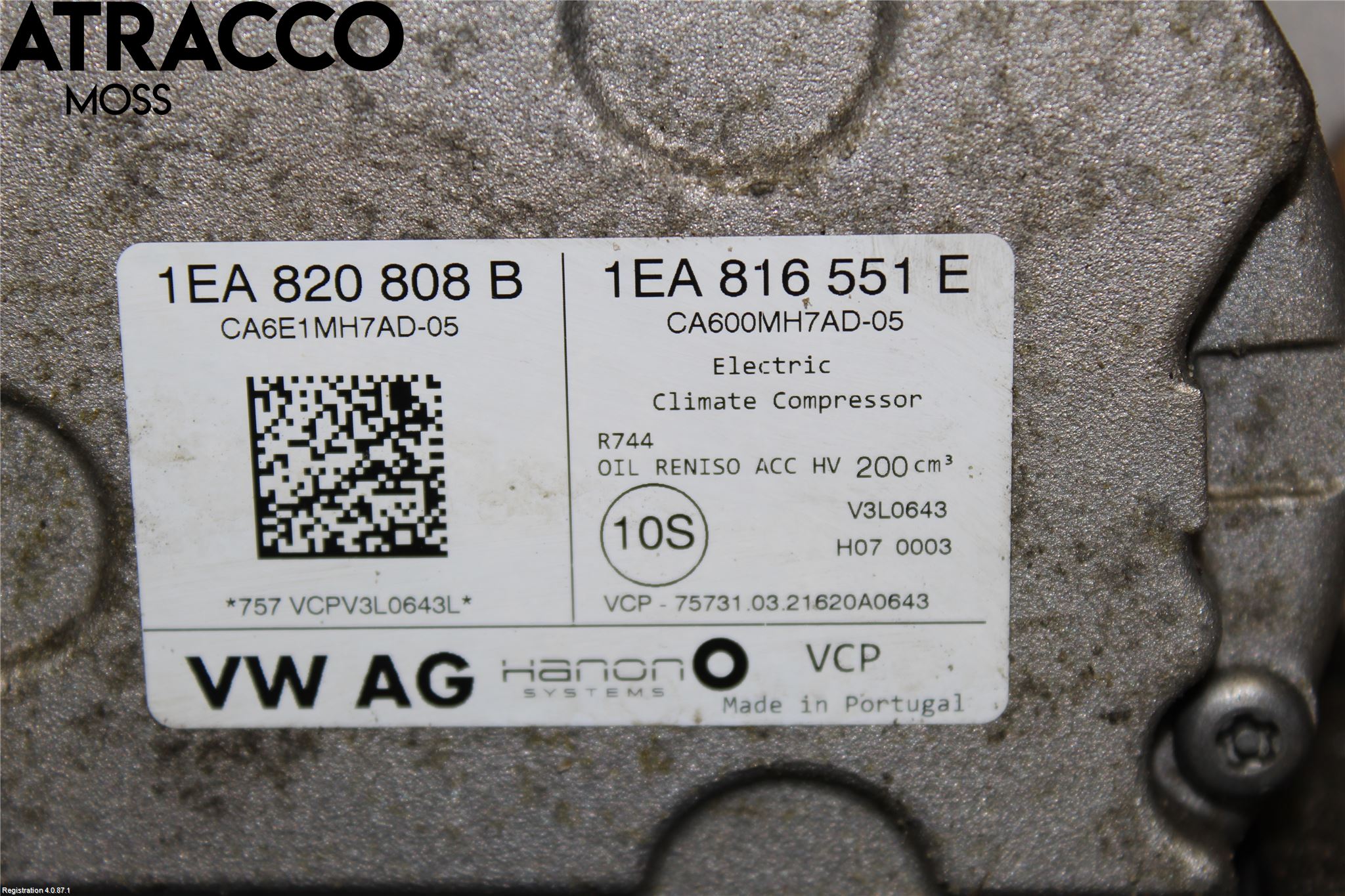 Skoda ENYAQ iV 21- Ac Kompressor