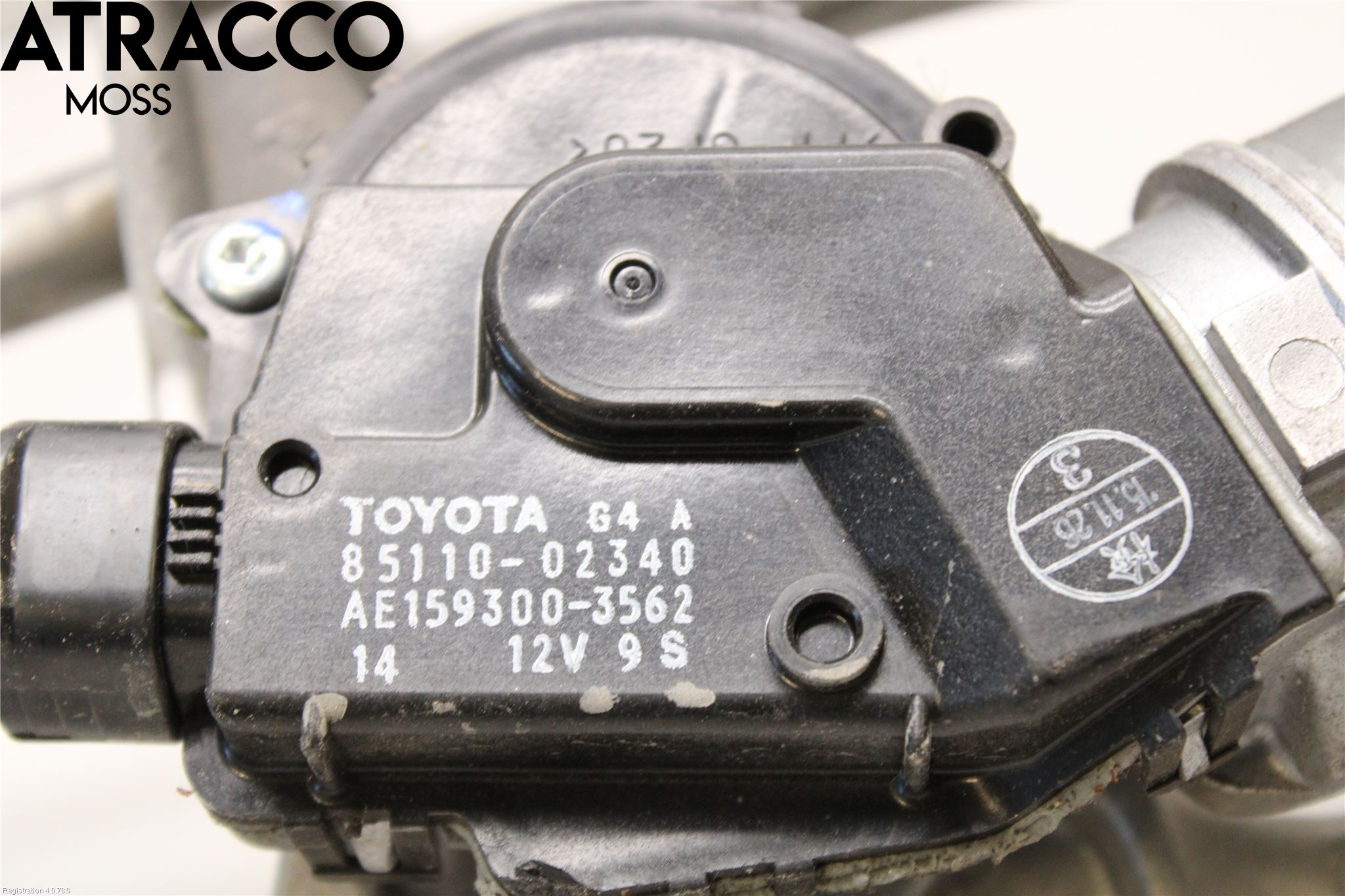 Toyota AURIS 13-19 Torkarmotor Vindruta