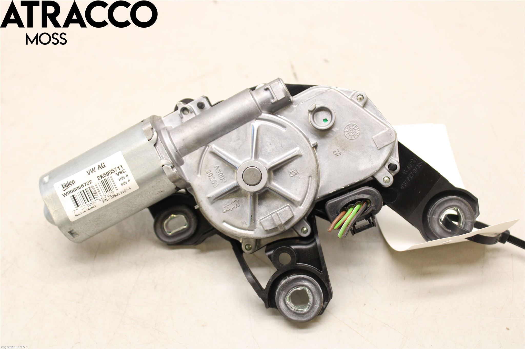 Volkswagen VW CADDY 16-20 Torkarmotor Baklucka