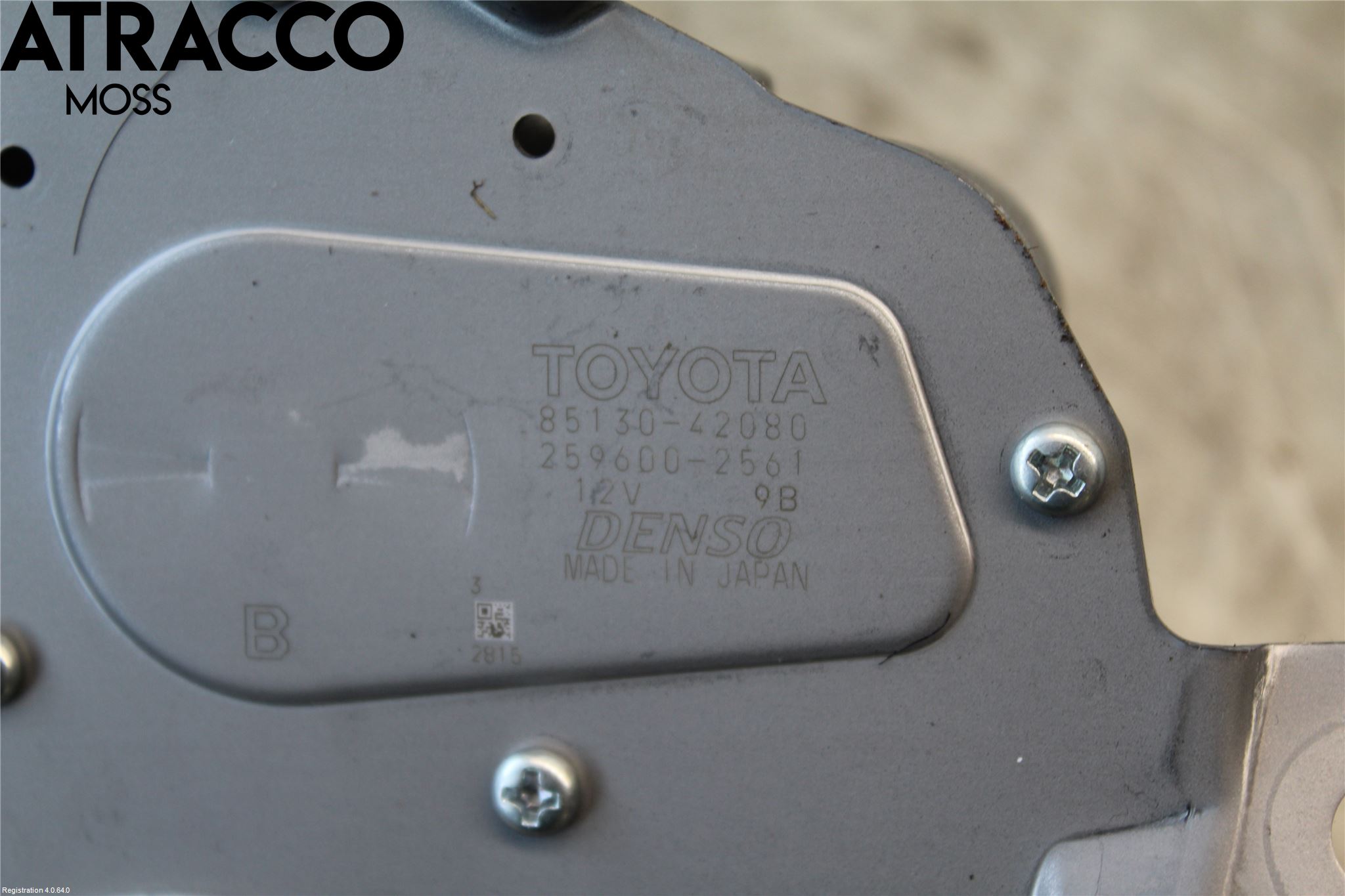 Toyota RAV4 13-18 Torkarmotor Baklucka