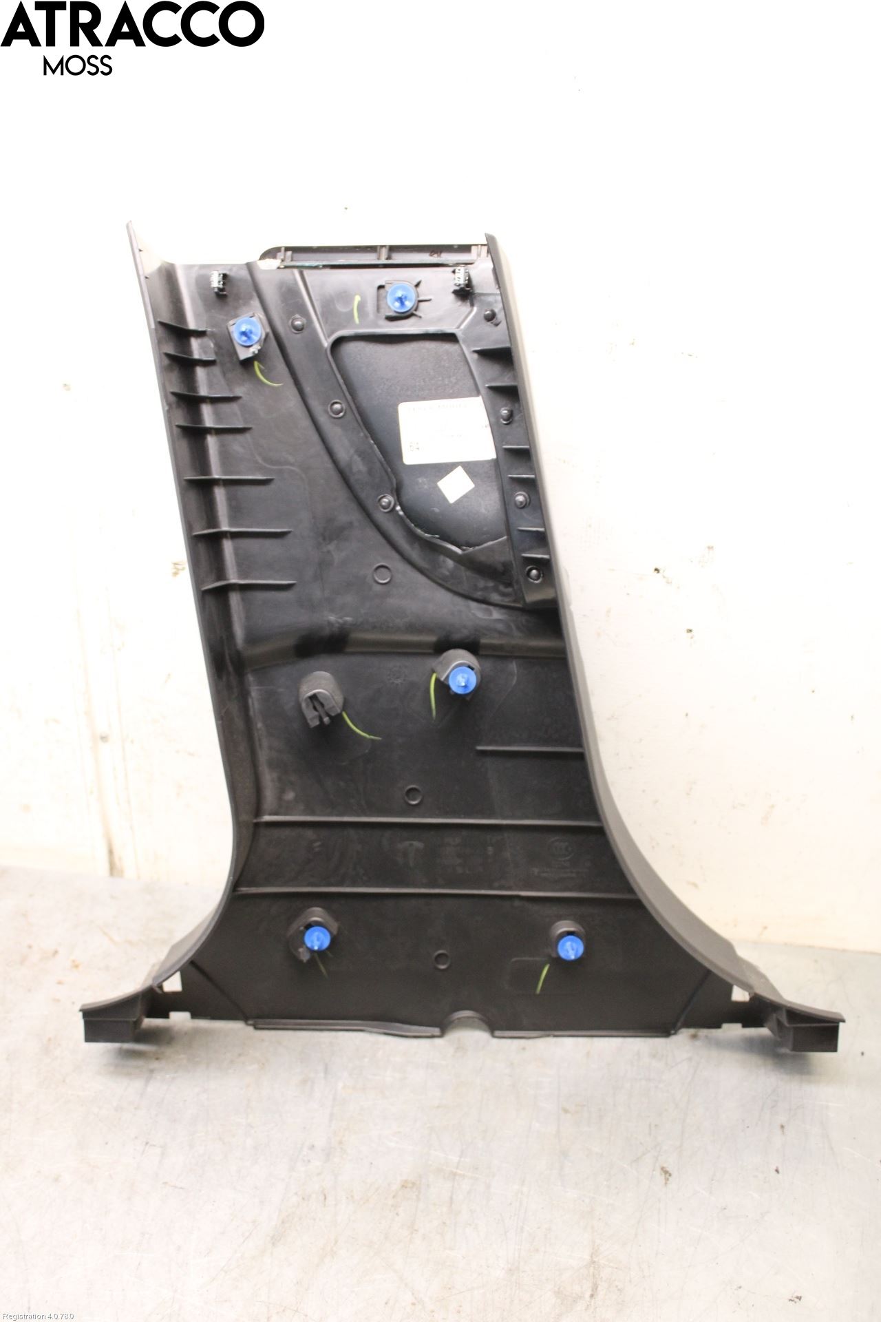Tesla MODEL S 13- Inr Plastd A-B-C Stolpe