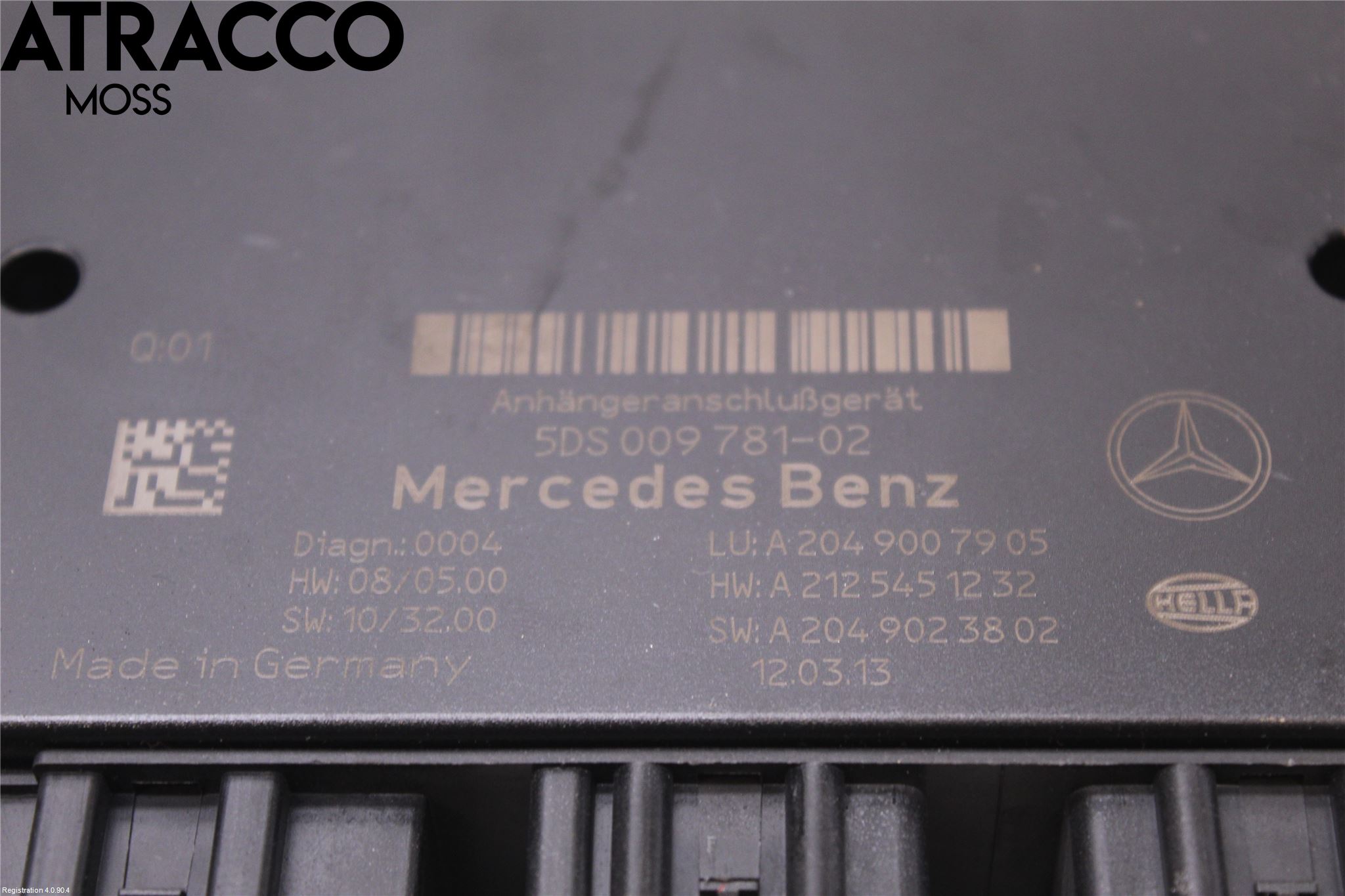 Mercedes-Benz MB E-KLASS (W212) 09-16 Styrenhet Dragkrok