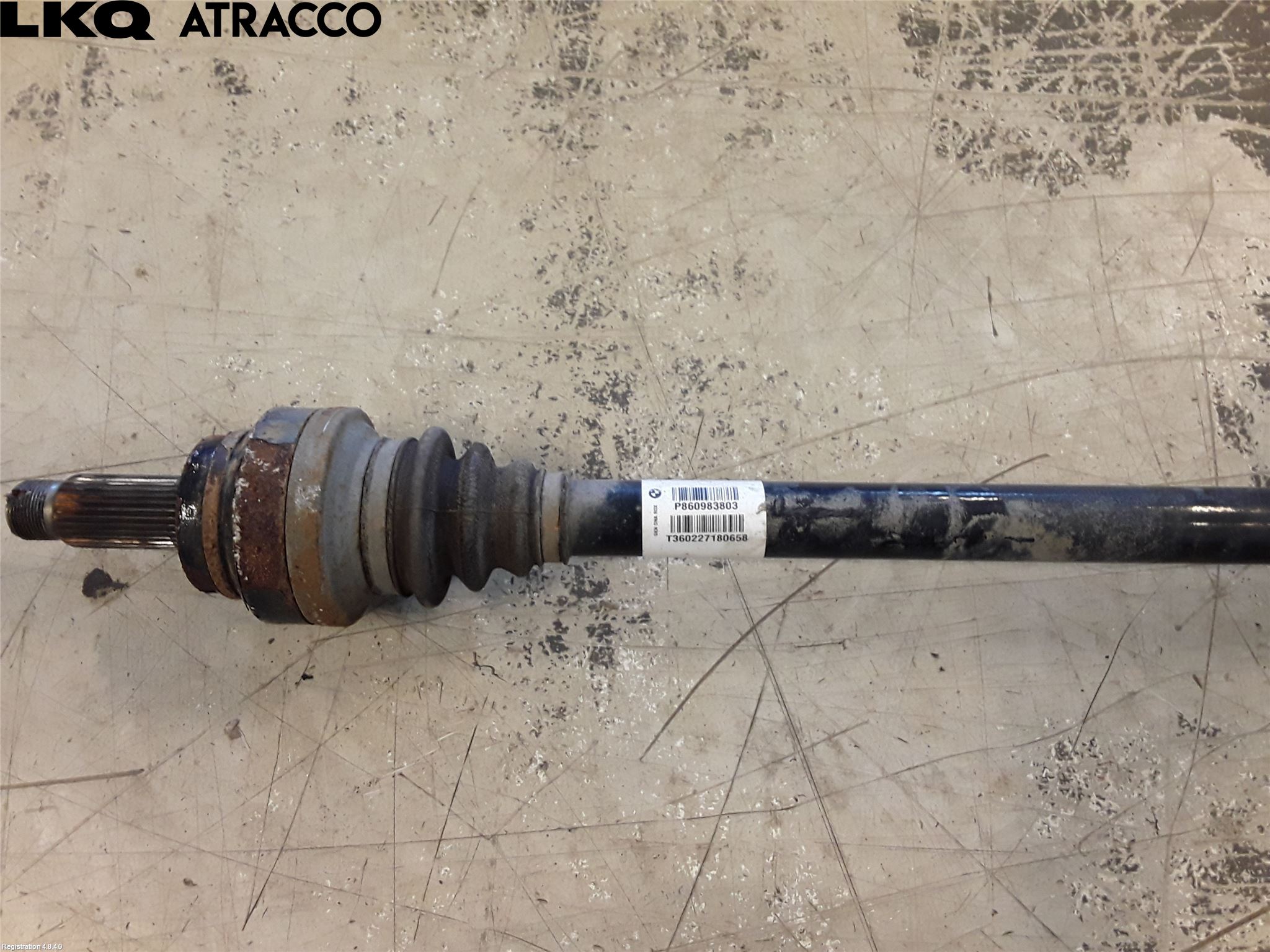 BMW X5 F15 13-18 Drivaxel Bak Höger