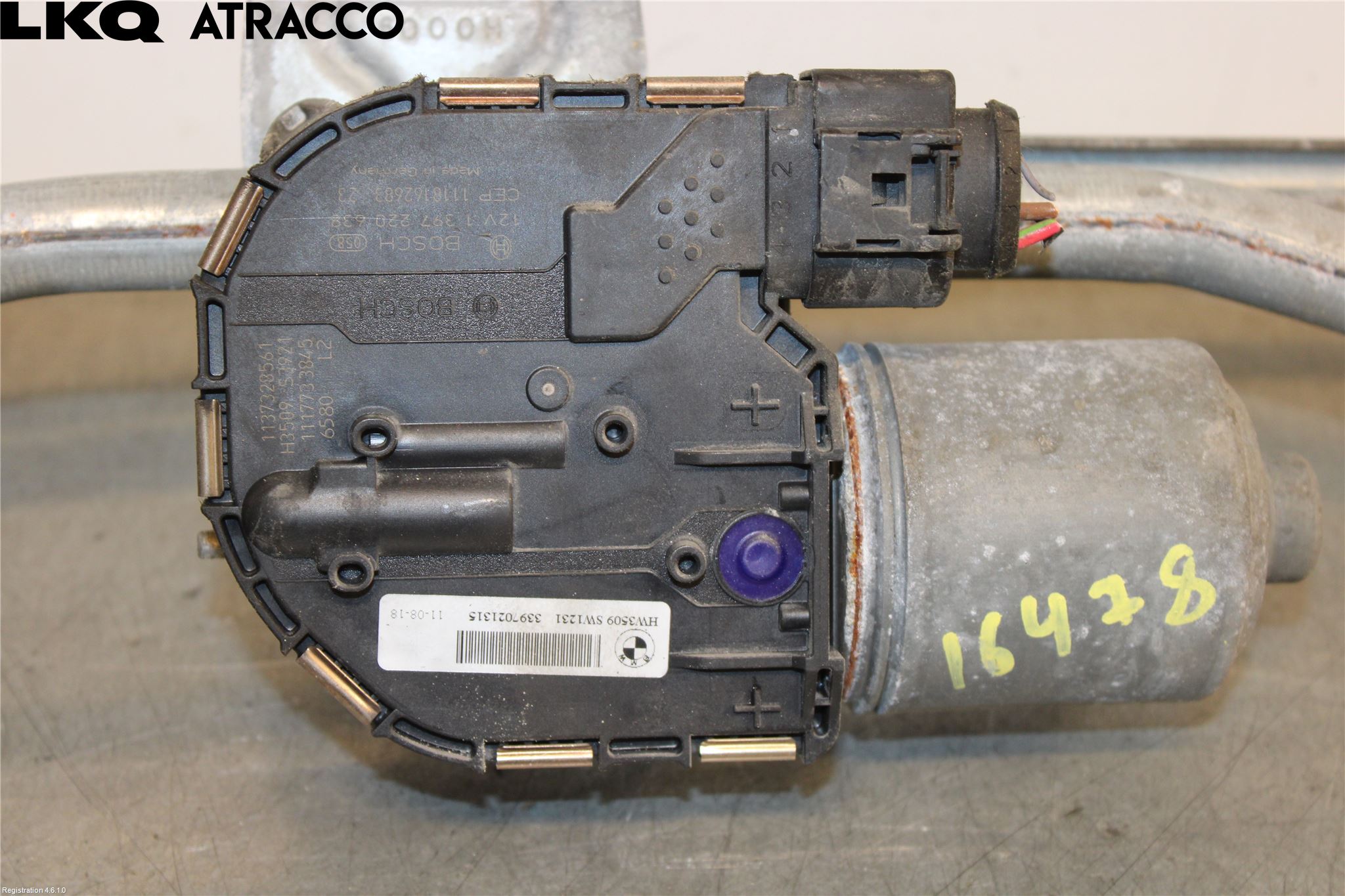 BMW X3 F25 10-17 Torkarmotor Vindruta