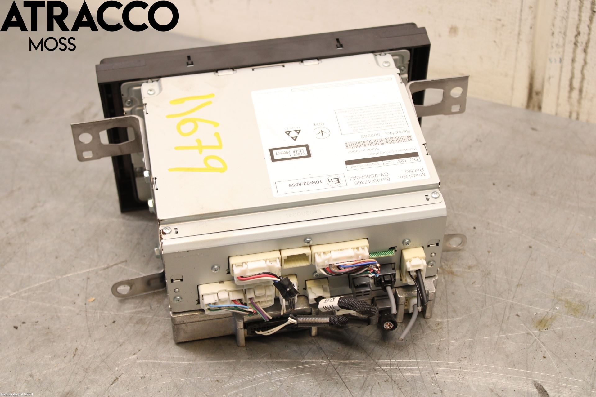 Toyota PRIUS (ZVW50) 16-21 Cd Radio - Multimediapanel