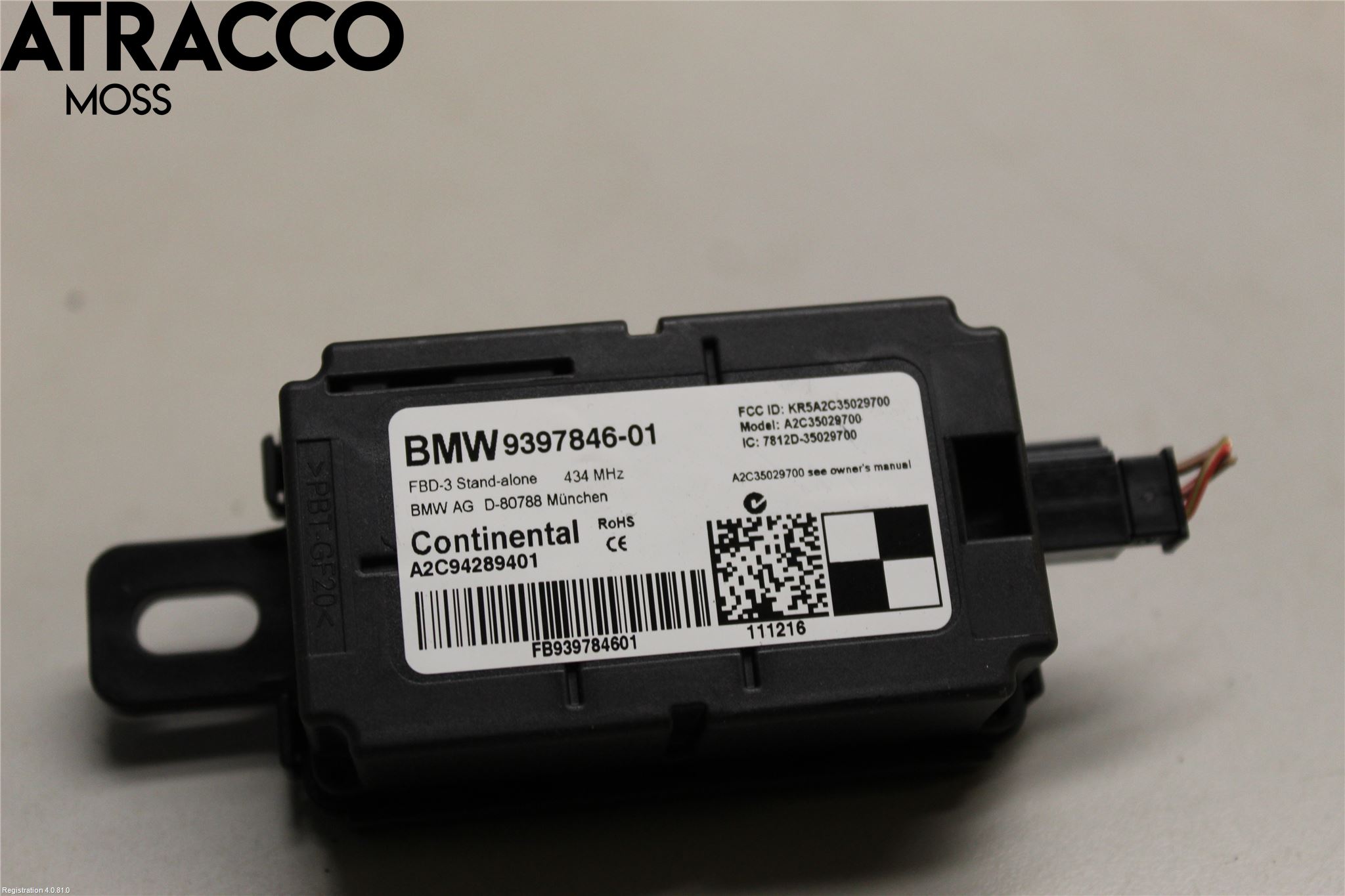 BMW i3 I01 13-22 Radio Övrigt