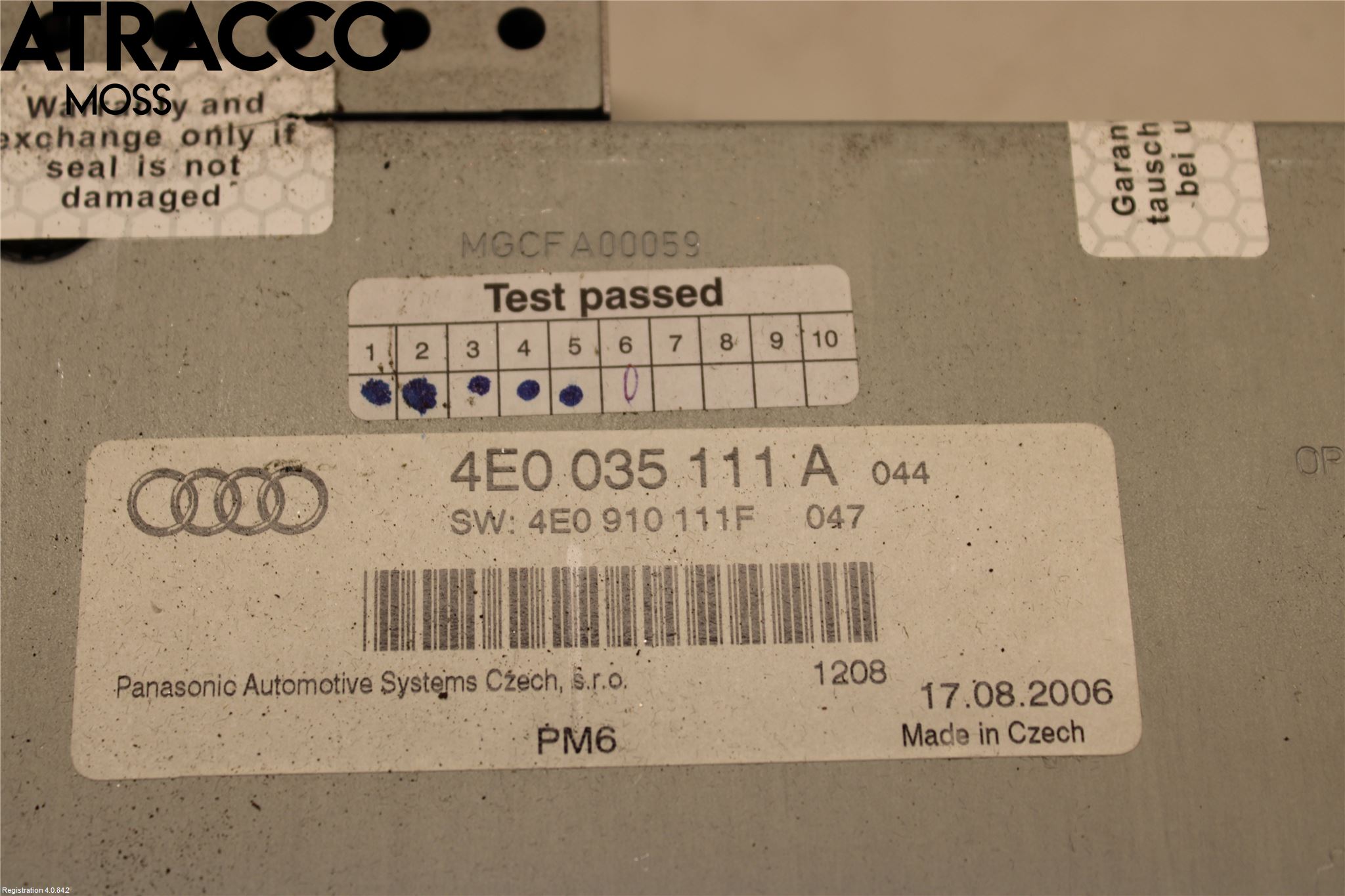 Audi A6/S6     05-11 Cd Växlare