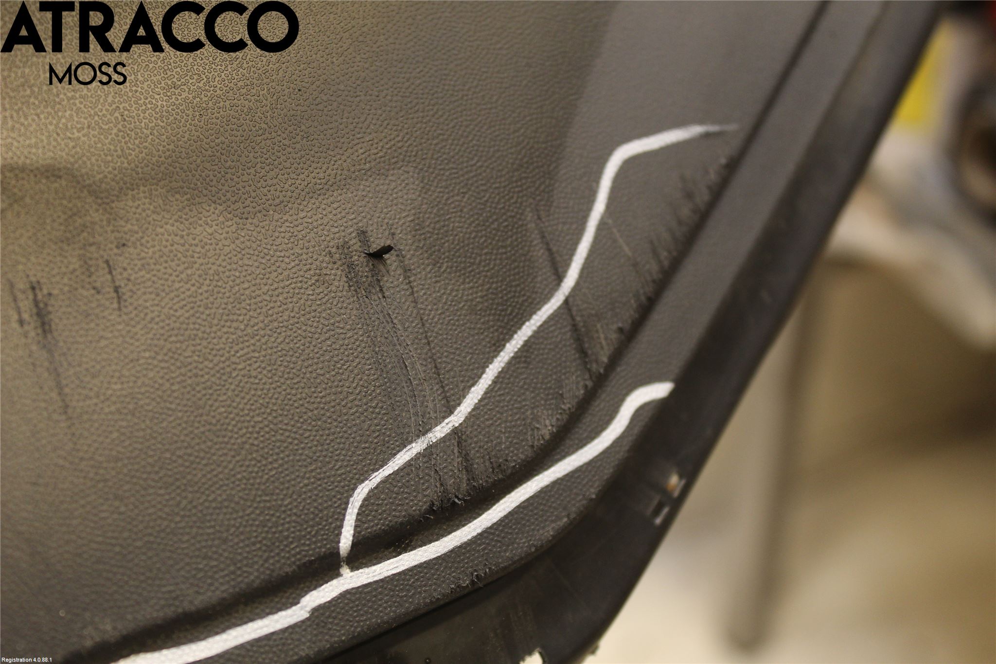 Volkswagen VW POLO 10-17 Spoiler Fram