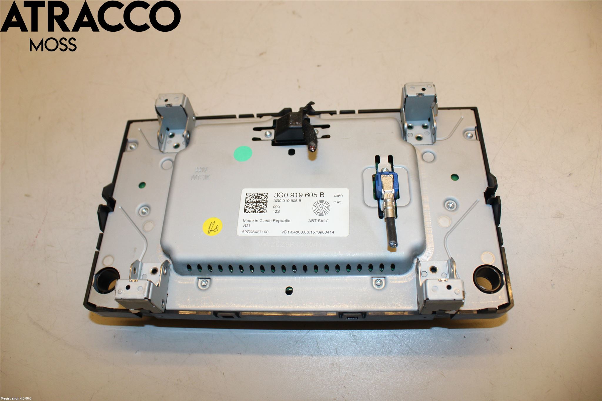 Volkswagen VW PASSAT 15-19 Multifunktionsdisplay