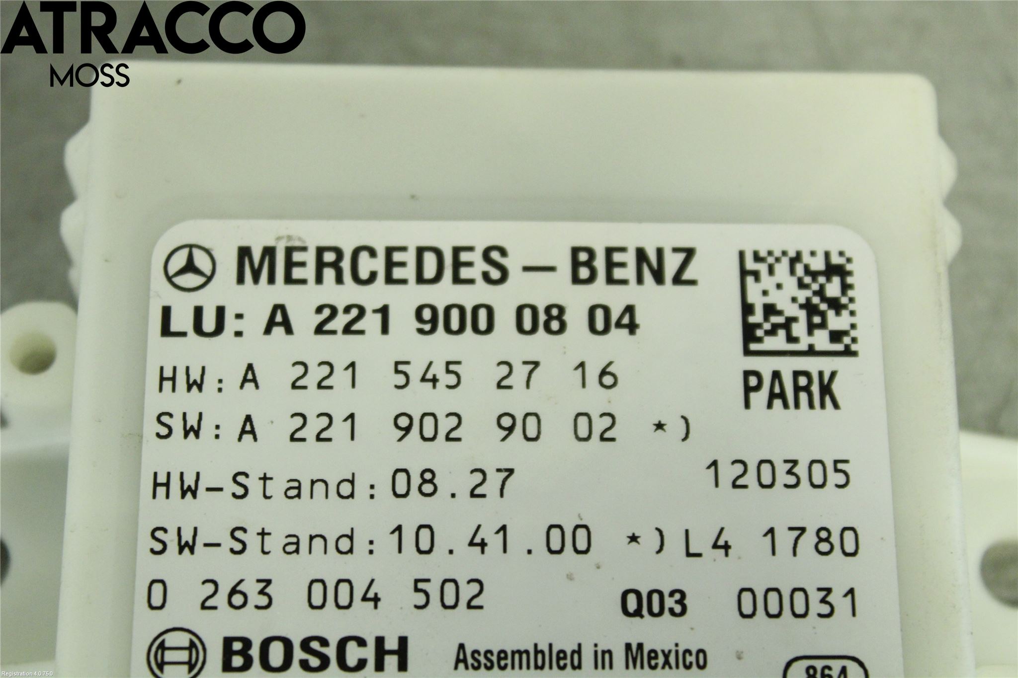 Mercedes-Benz MB S-KLASS (W221) 05-13 Styrenhet Parkeringshjälp