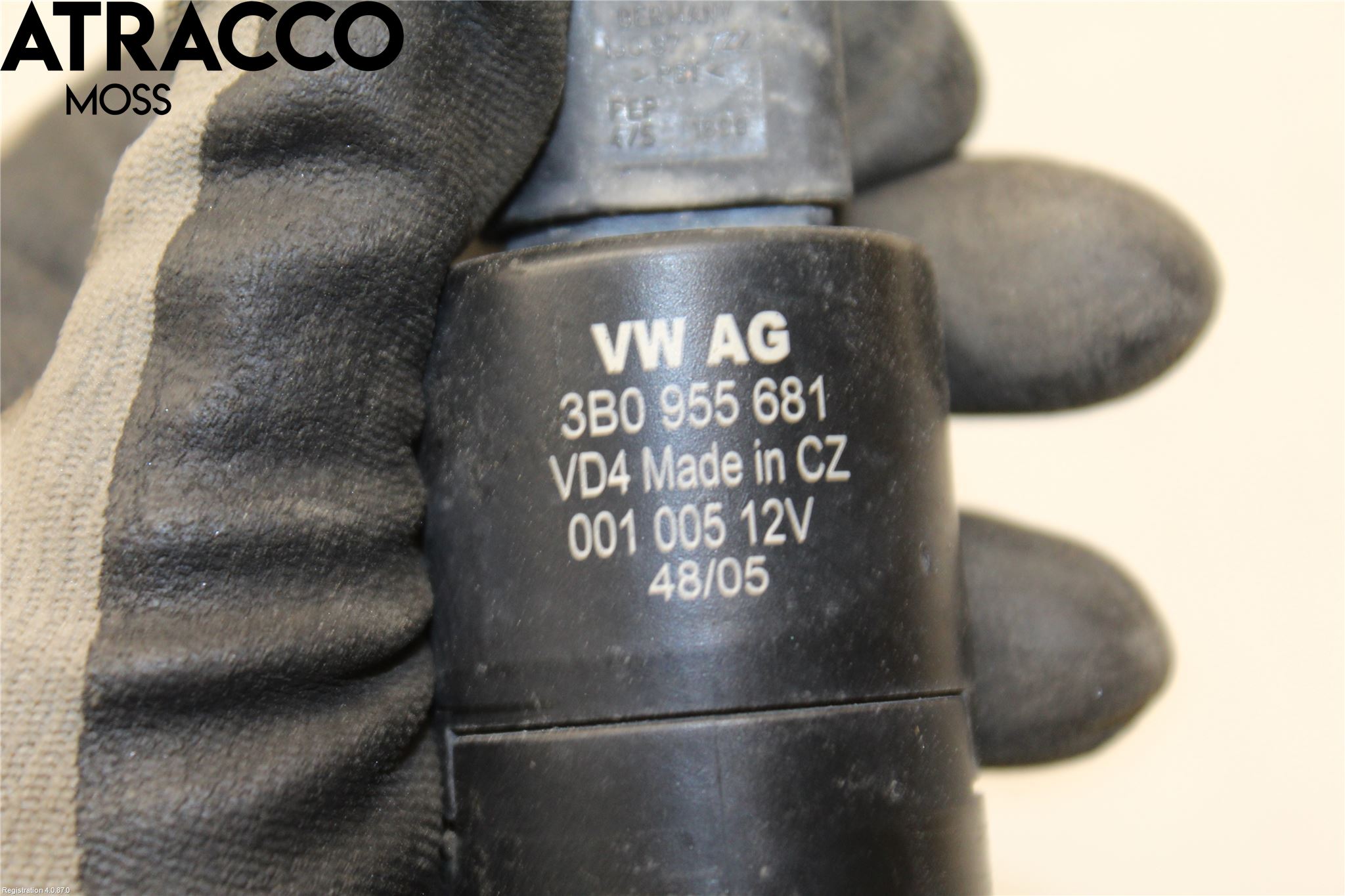 Volkswagen VW TOUAREG 7L 03-10 Spolarpump Högtryck