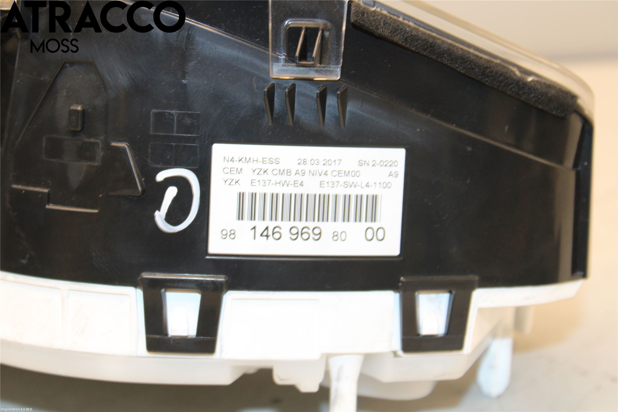 Peugeot 2008 13-20 Instrument Komb