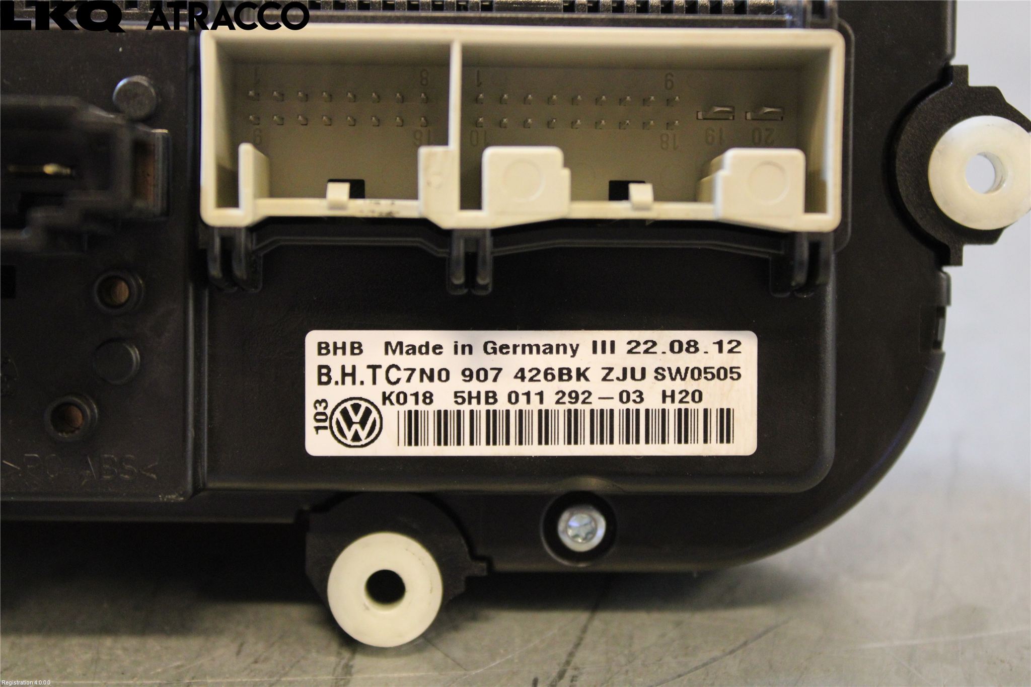 Volkswagen VW CADDY 11-15 Ac Styrenhet Ac Manöveren
