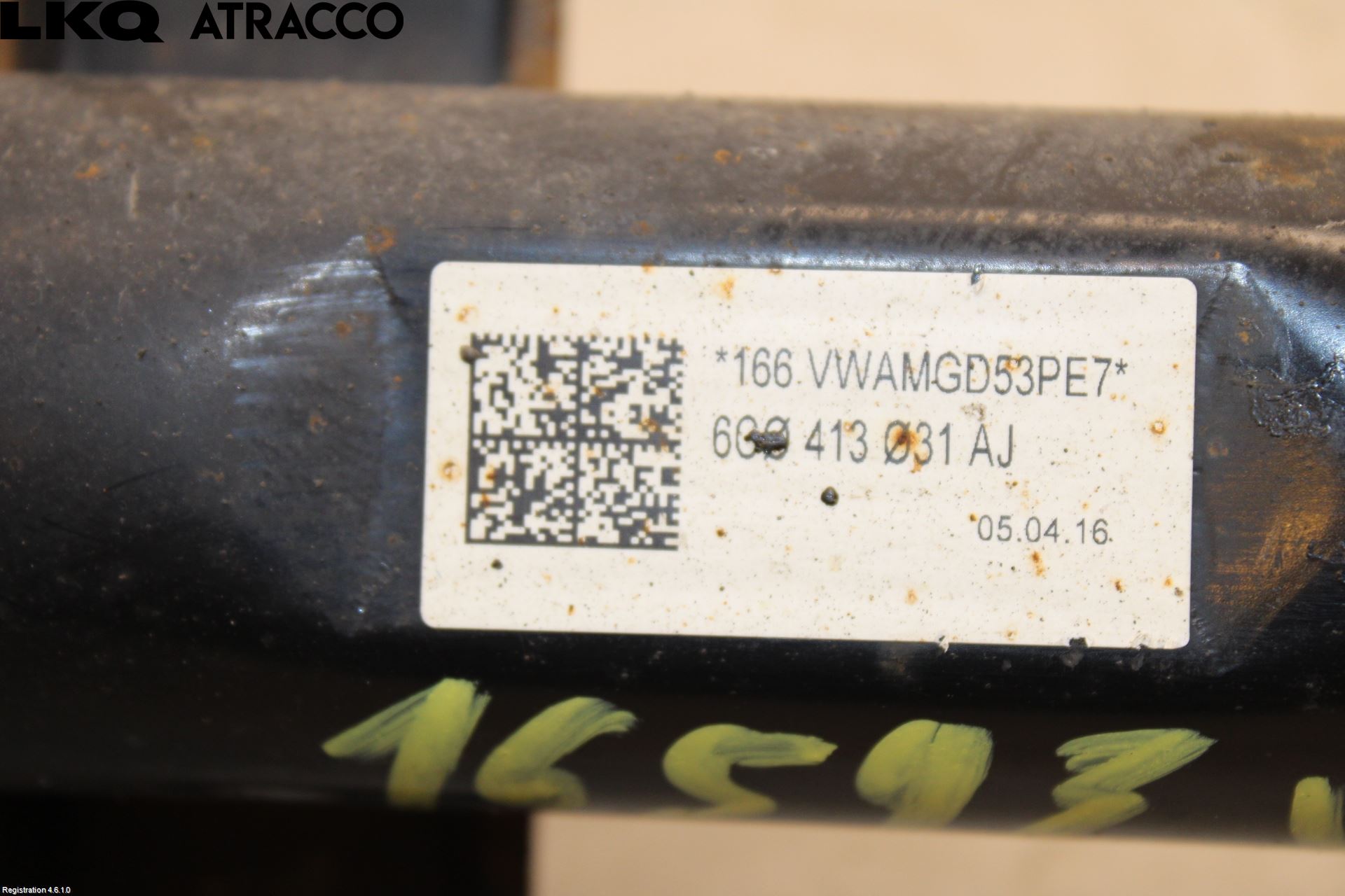 Volkswagen VW POLO 10-17 Fjäderben Fram Vänster