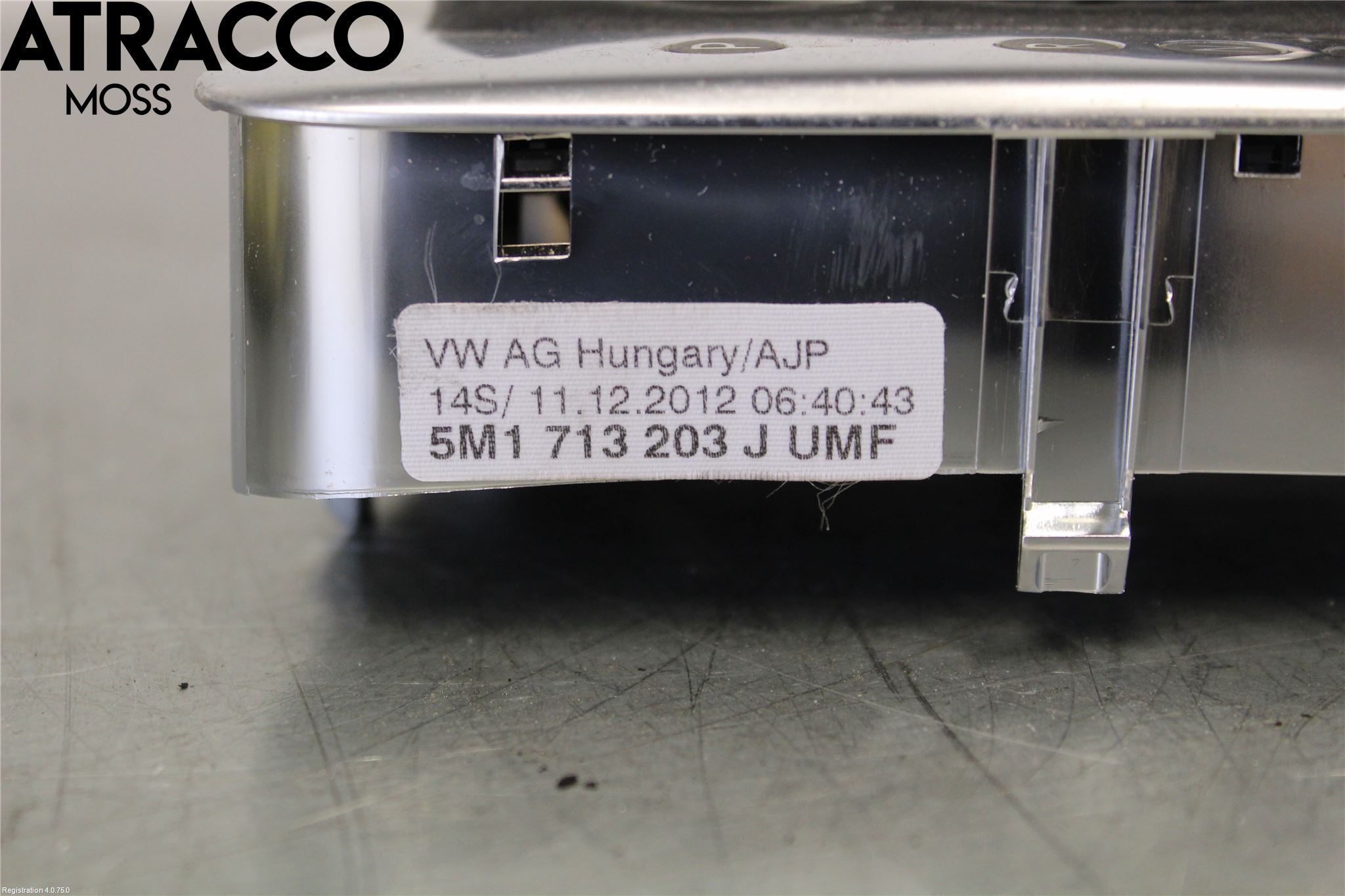 Volkswagen VW GOLF PLUS/CROSS GOLF 04-14 Växelspaksknopp
