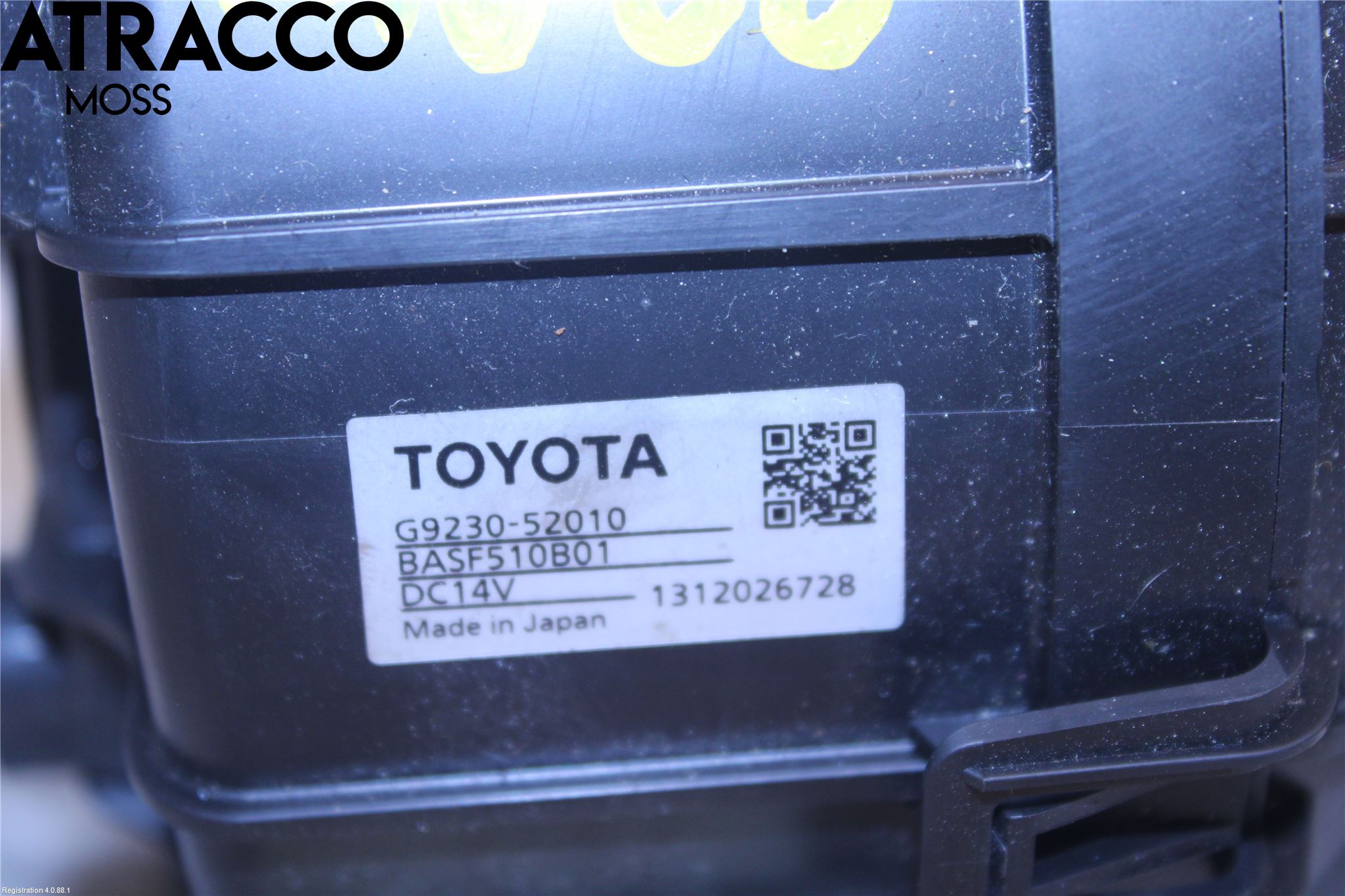 Toyota YARIS XP130 12-14 Värmefläkt