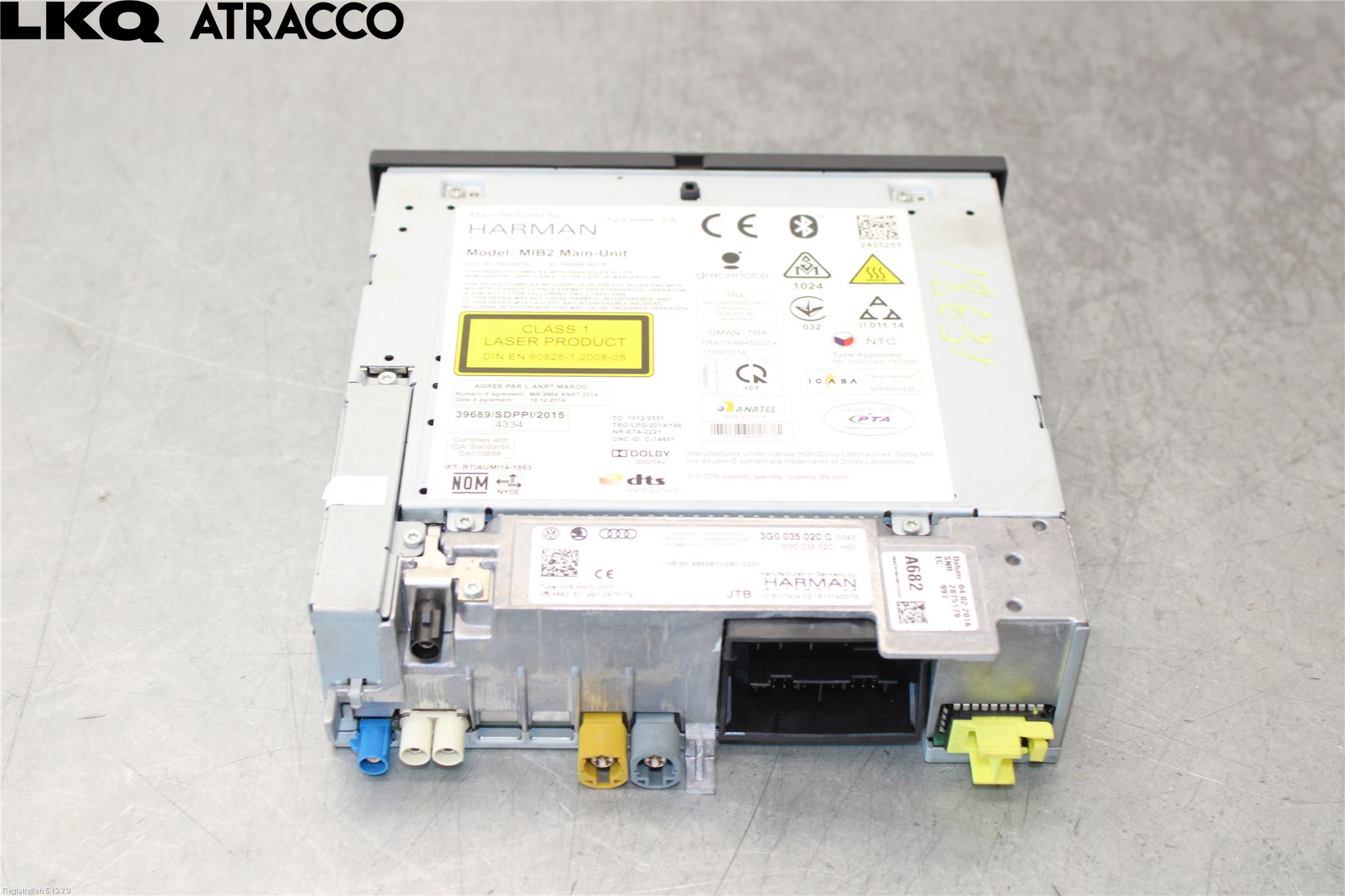 Volkswagen VW GOLF / E-GOLF VII 13-20 Radio