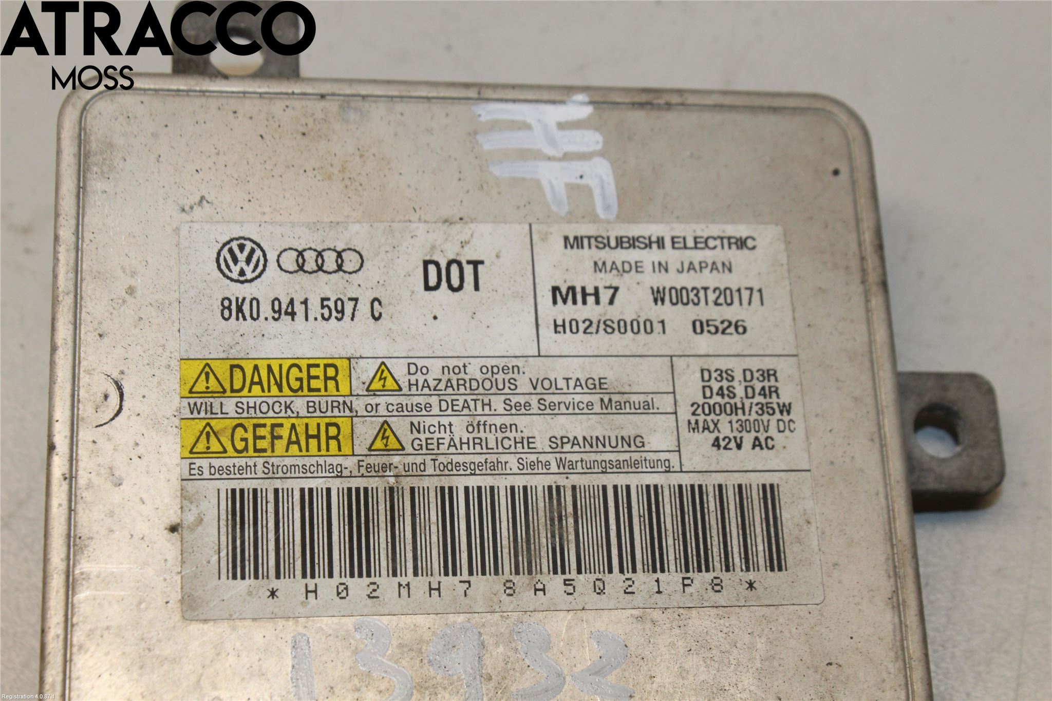 Audi A6/S6     05-11 Styrenhet Strålkastare