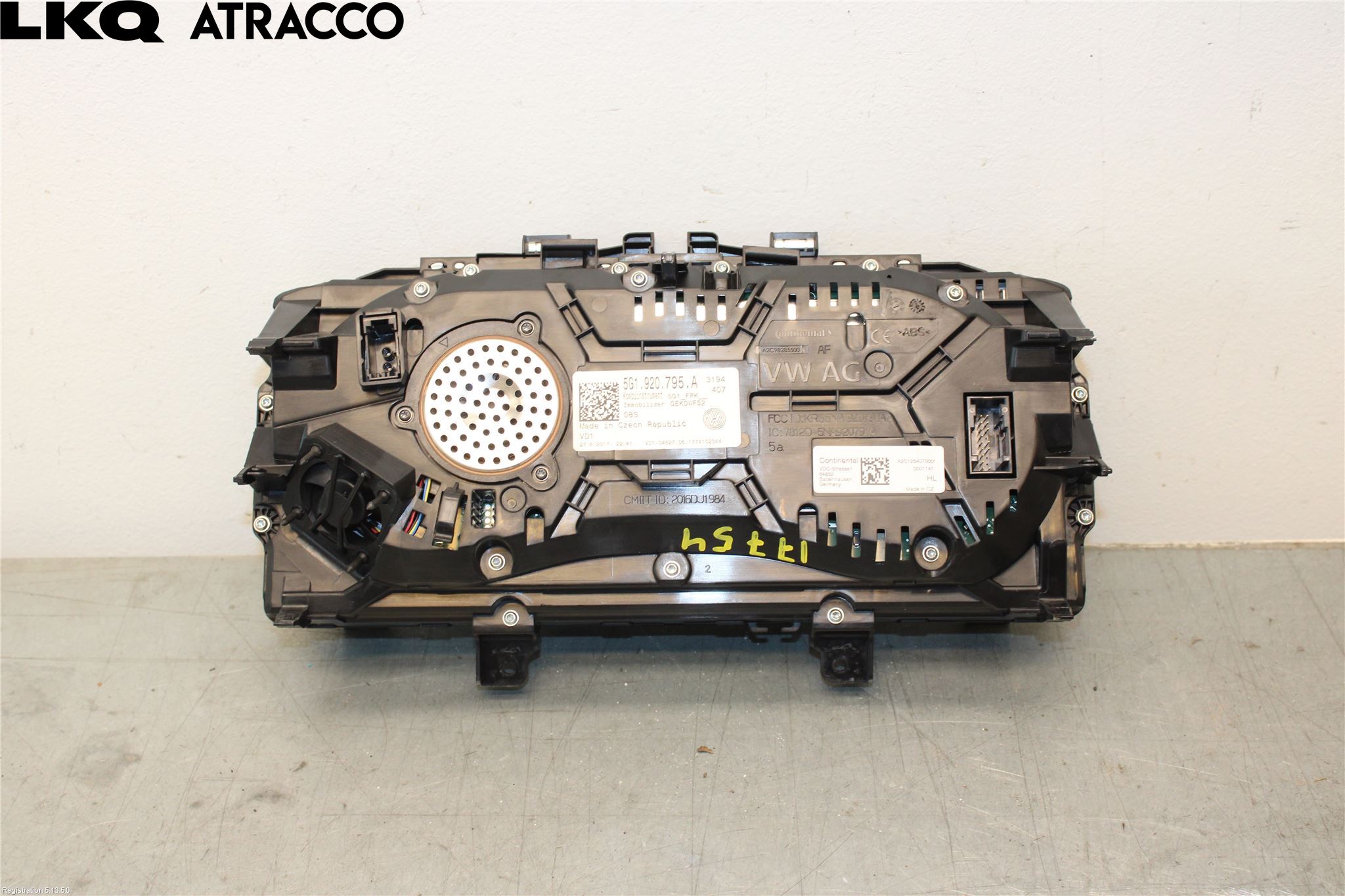 Volkswagen VW GOLF / E-GOLF VII 13-20 Instrument Hast