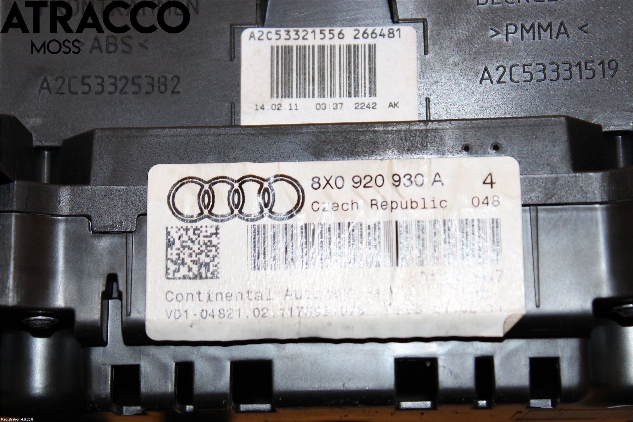 Audi A1/S1 11-18 Instrument Komb