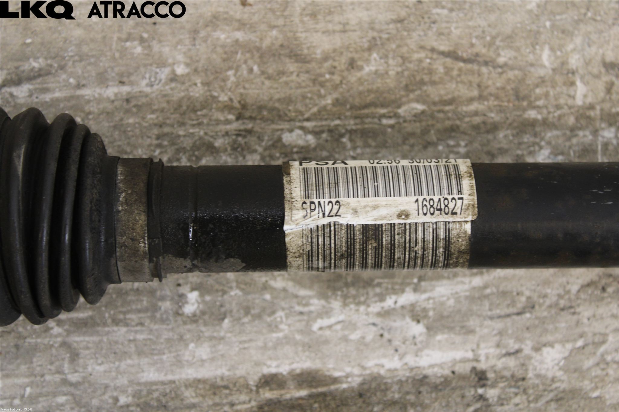Peugeot PARTNER 16-18 Drivaxel Fram Höger