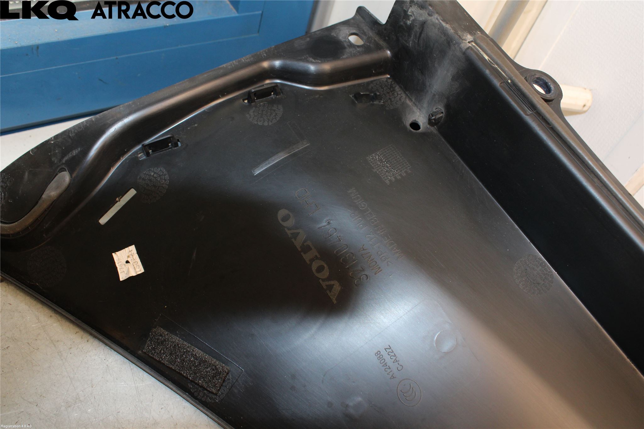 Volvo XC40/RECHARGE 18- Torpedplåt-Torpedplast