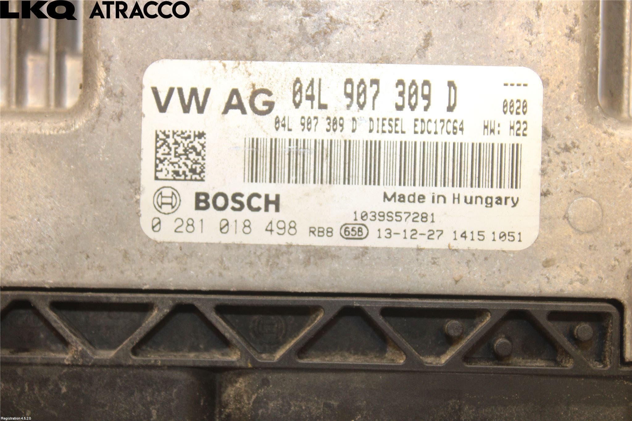 Volkswagen VW GOLF / E-GOLF VII 13-20 Styrenhet Insprut Bensin