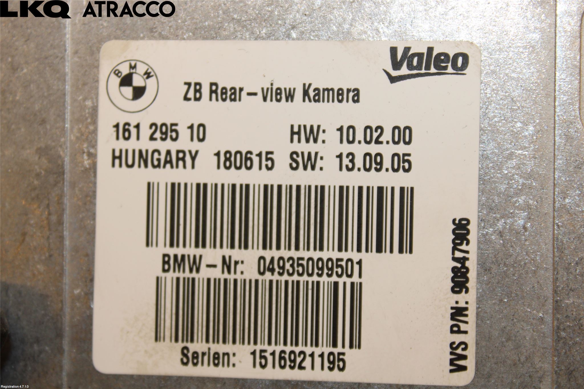 BMW 5 F10/F11/F18 09-17 Styrenhet Parkeringshjälp