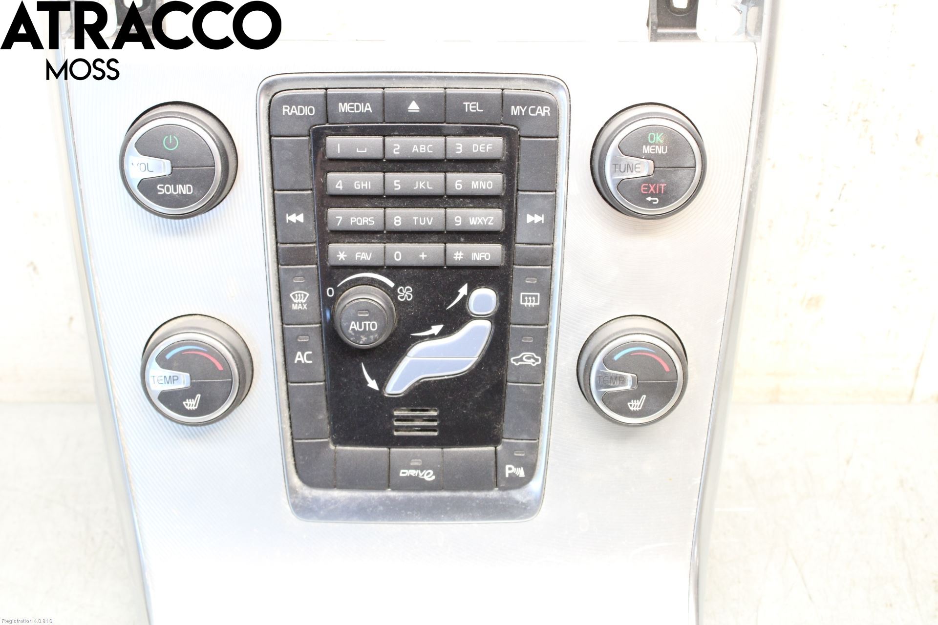Volvo V60 11-13 Ac Styrenhet Ac Manöveren