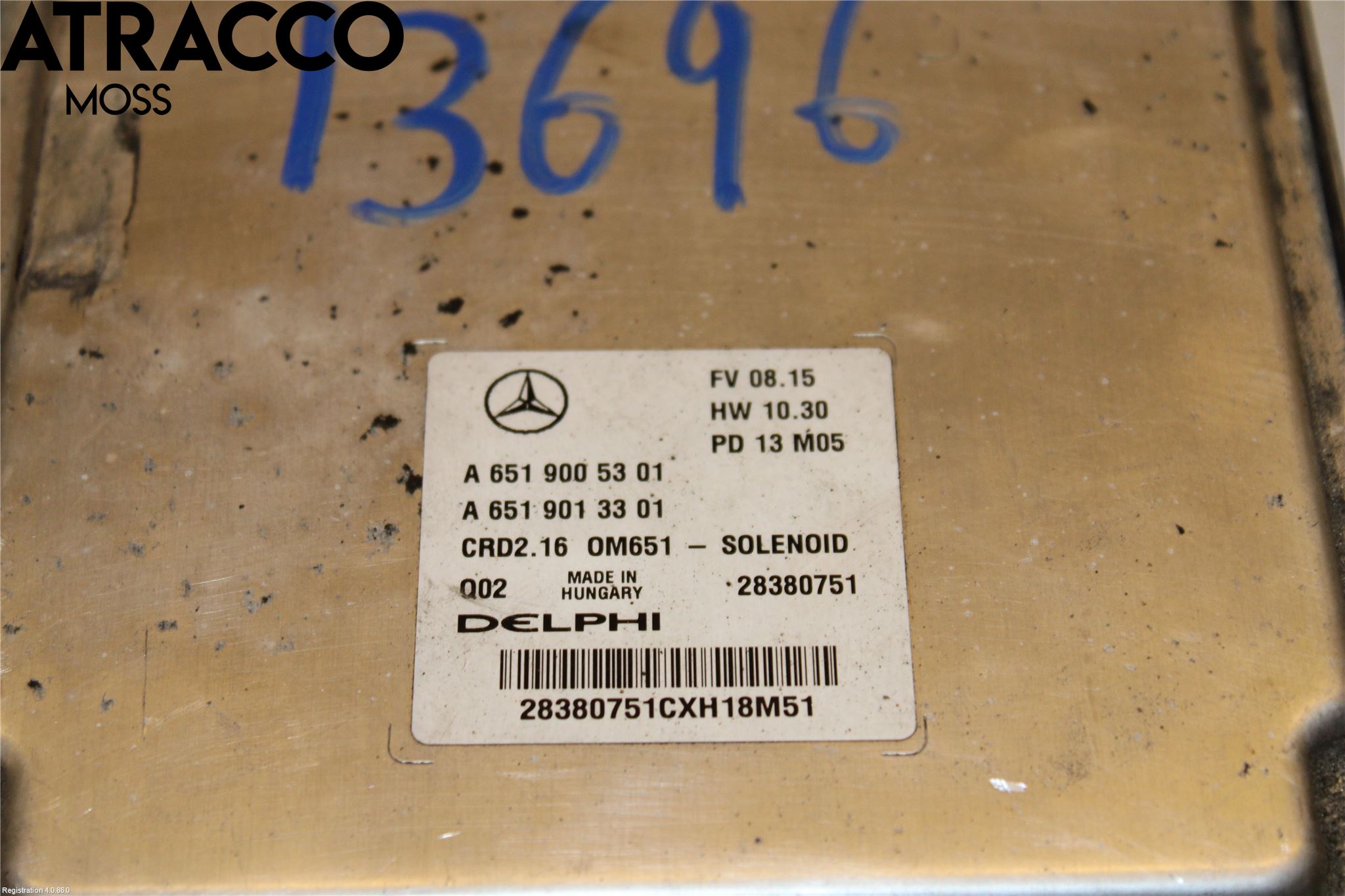 Mercedes-Benz MB E-KLASS (W212) 09-16 Styrenhet Insprut Bensin