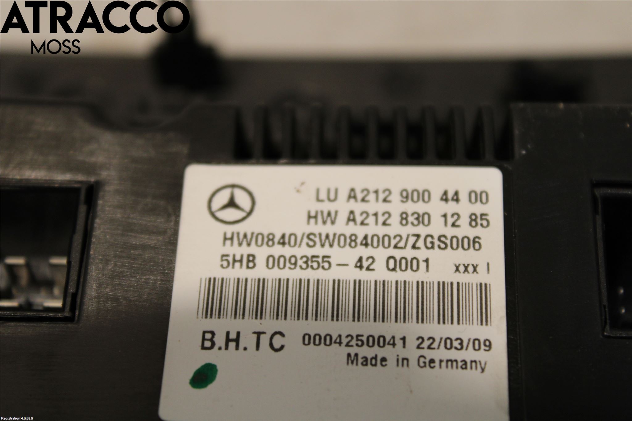 Mercedes-Benz MB E-KLASS (W212) 09-16 Ac Styrenhet Ac Manöveren
