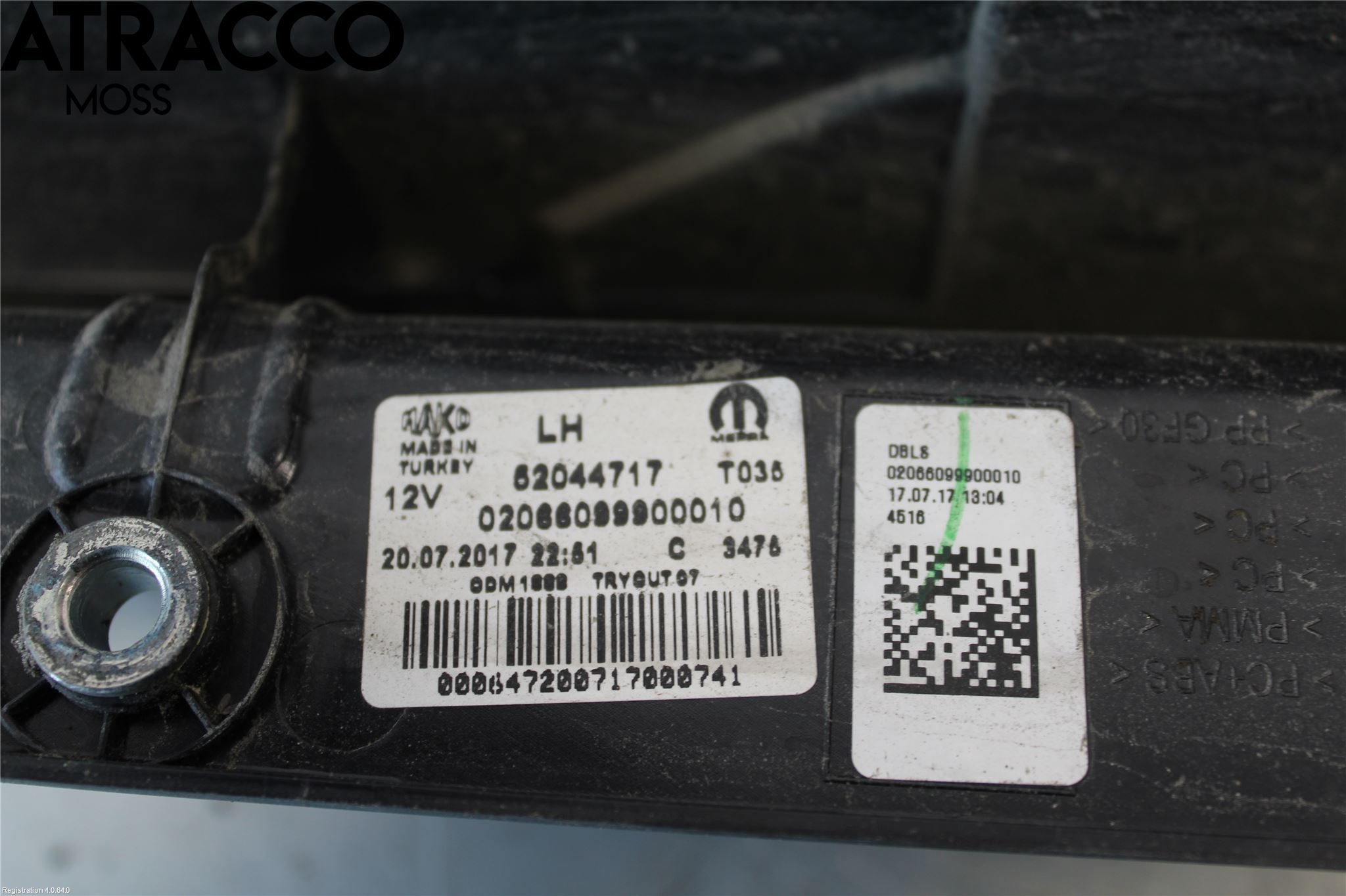Fiat DOBLO CARGO Bakljus Vänster