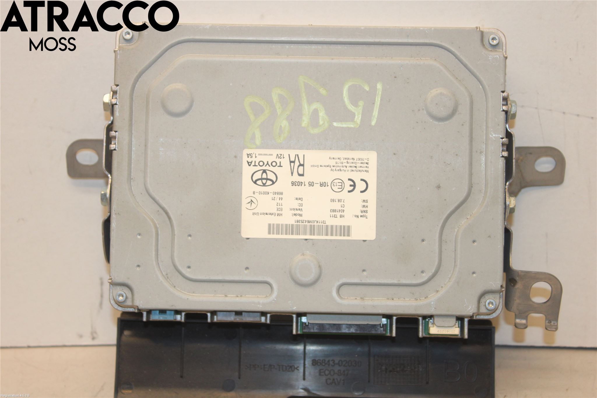Toyota COROLLA 19- Radio Övrigt