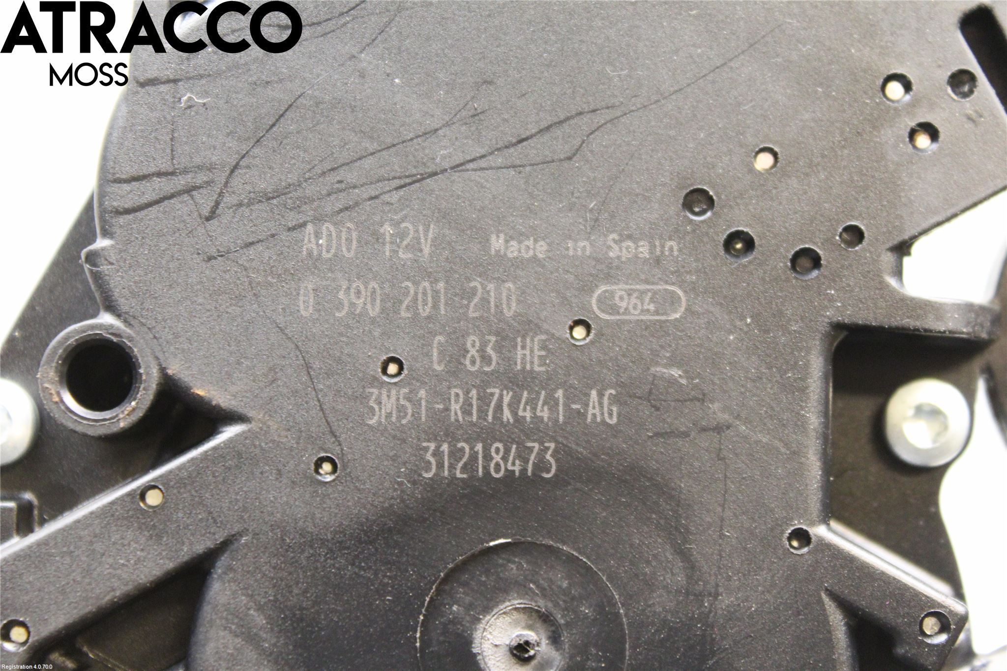 Volvo V50 08-12 Torkarmotor Baklucka
