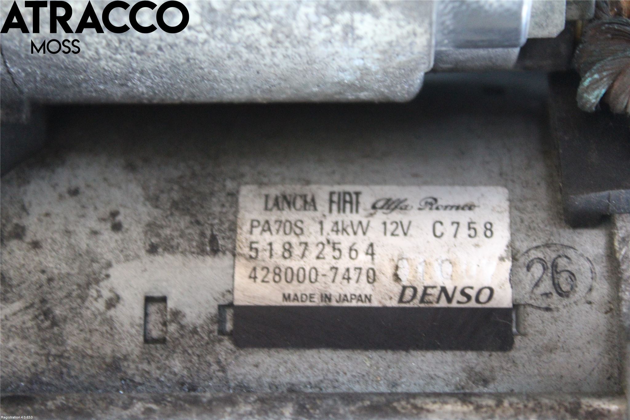 Fiat PANDA 12- Startmotor