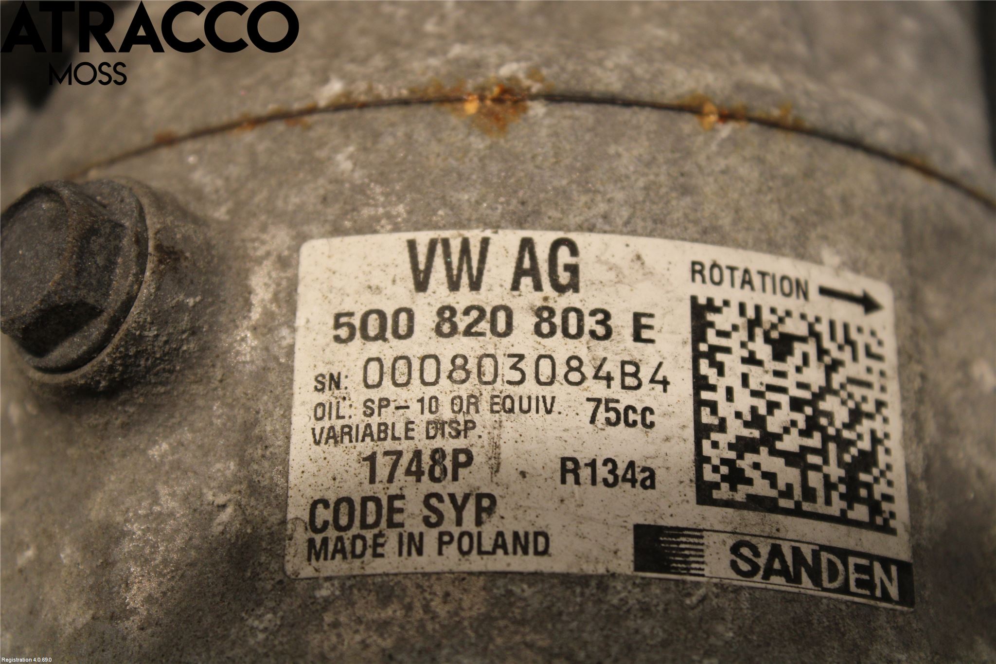 Audi A3/S3 8V 13-20 Ac Kompressor