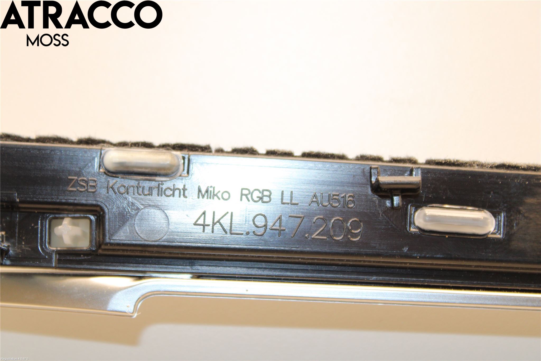 Audi E-TRON, S GE 19- Instrumentbräda Inlägg-Dekorlist