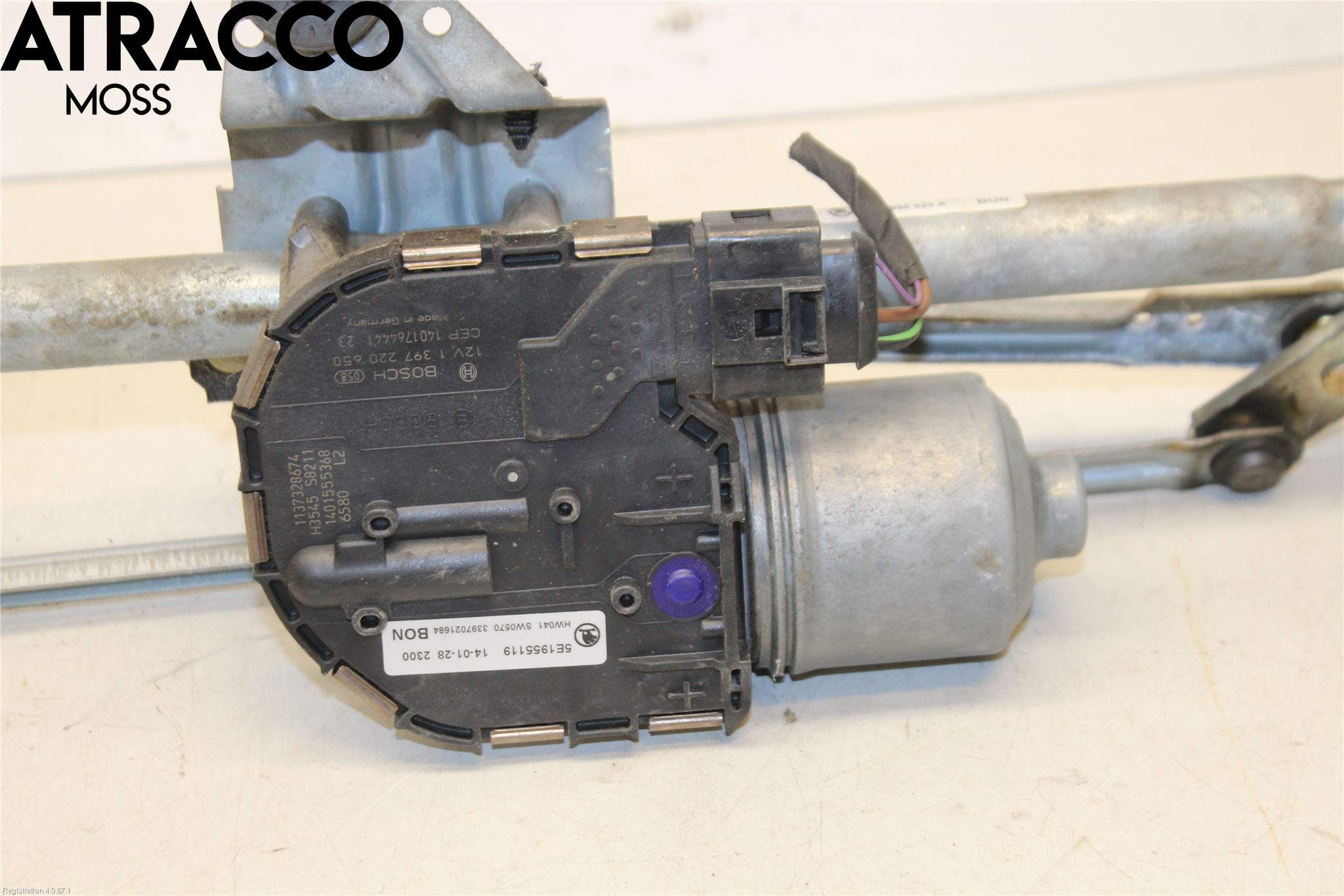Skoda OCTAVIA (5E) 13-20 Torkarmotor Vindruta