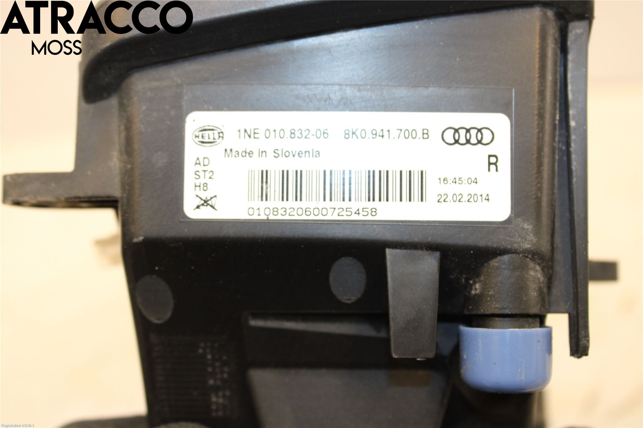 Audi A4 12-15 Dimljus-Varselljus Fram