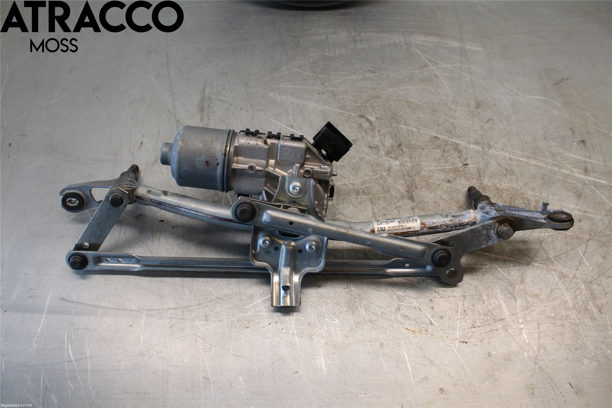 Peugeot PARTNER 16-18 Torkarmotor Vindruta