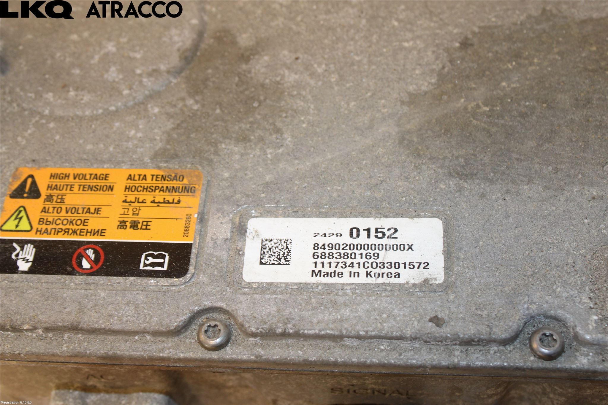 Opel AMPERA 17- Batteriladdare Högspänning