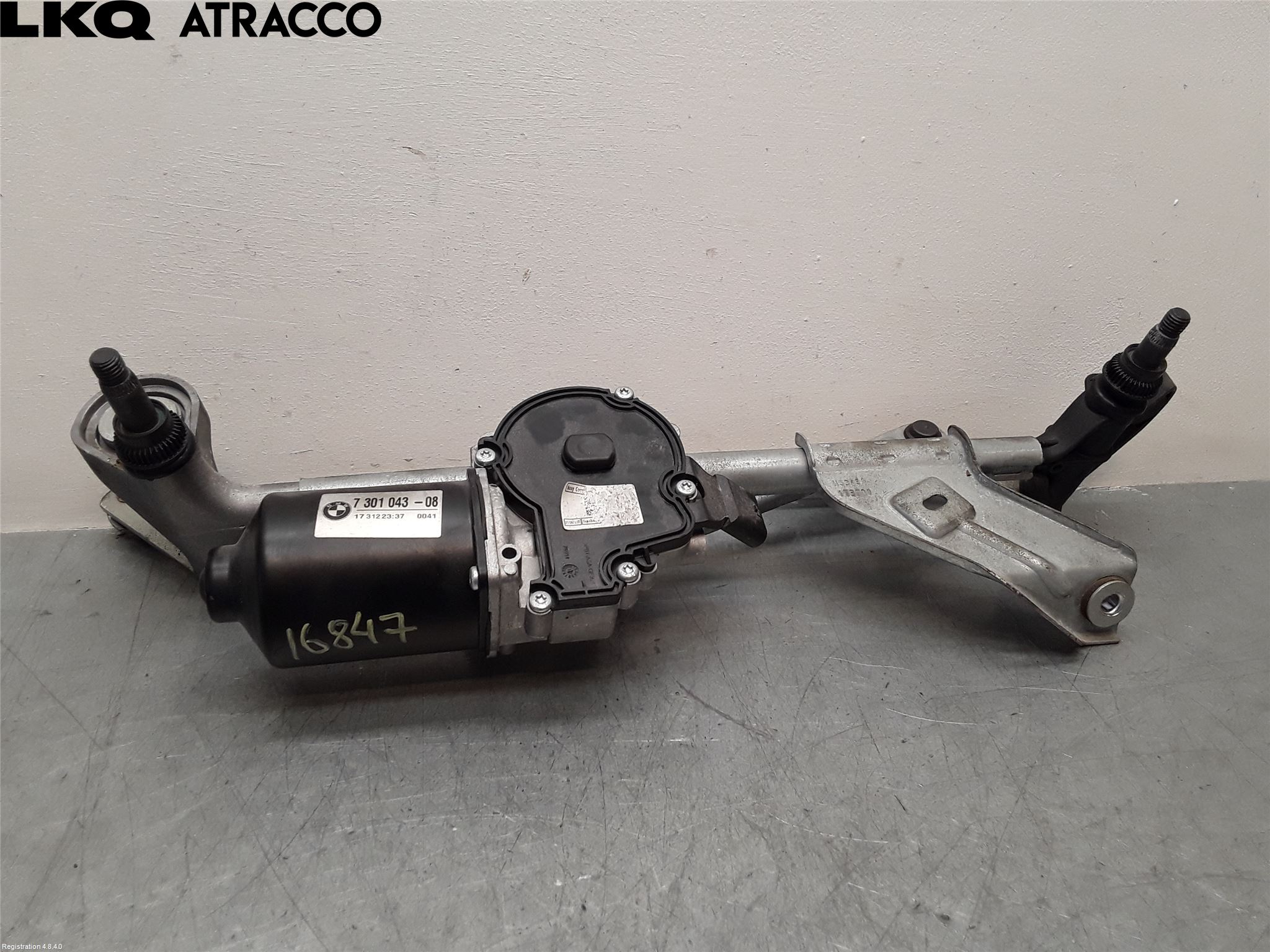 BMW 2 F45 Active Tourer 14-21 Torkarmotor Vindruta