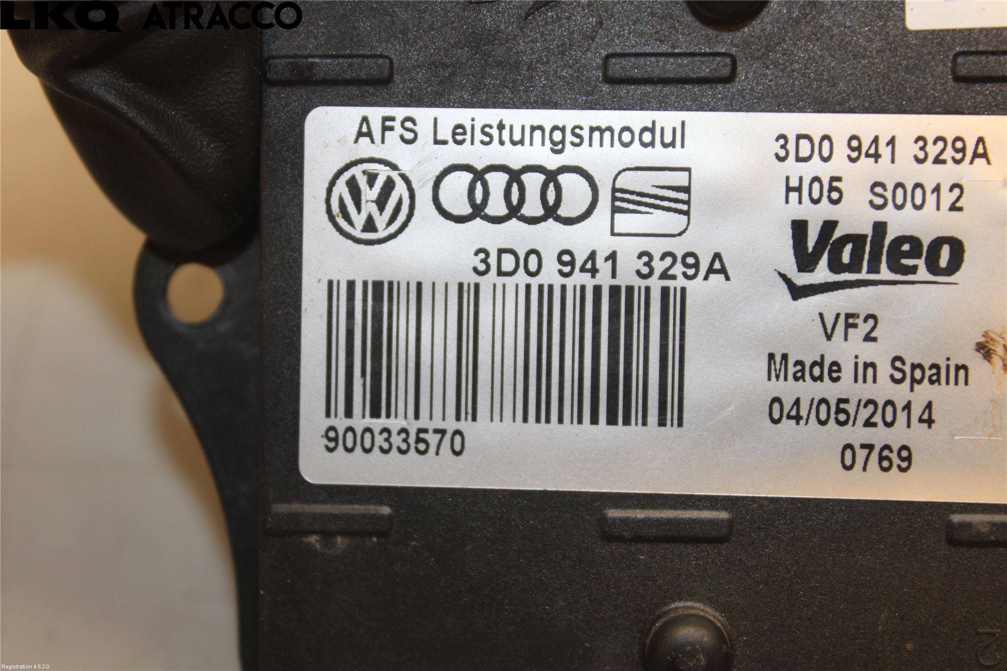 Volkswagen VW GOLF / E-GOLF VII 13-20 Styrenhet Strålkastare