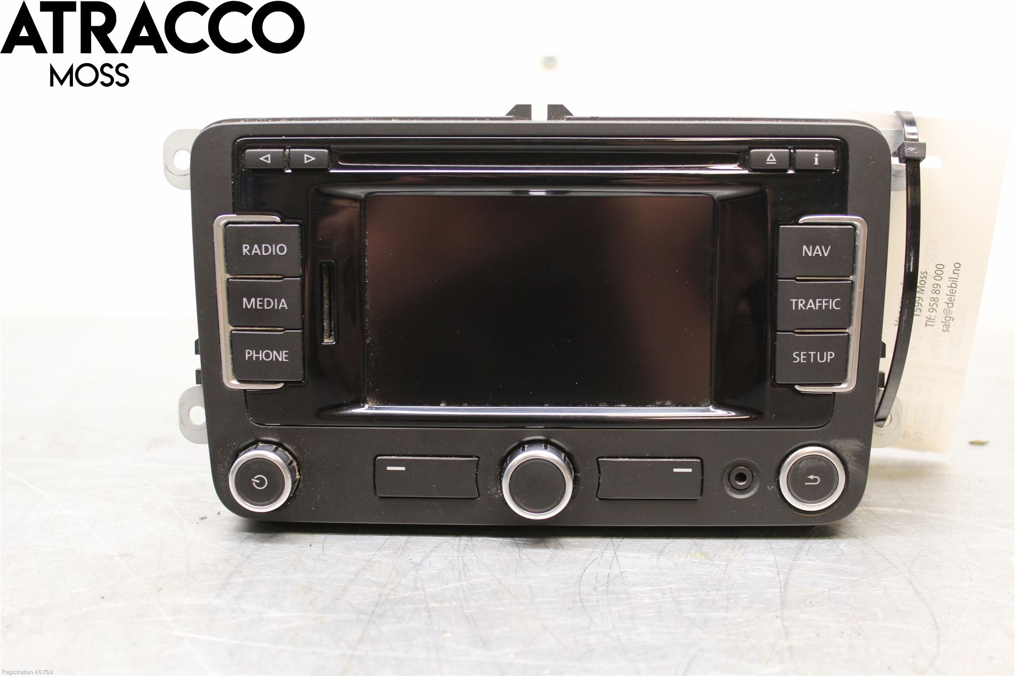 Volkswagen VW TOURAN 10-15 Cd Radio - Multimediapanel