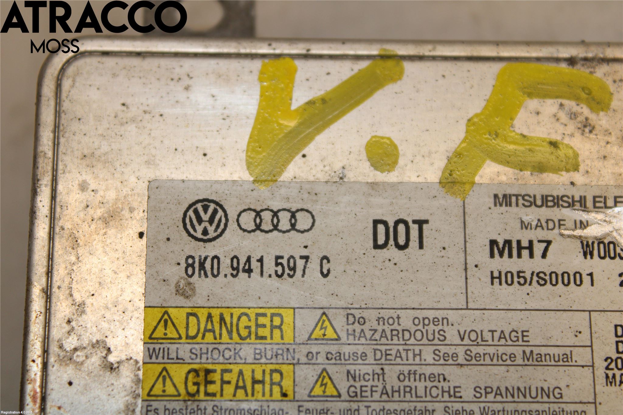 Audi A3/S3 05-13 Styrenhet Strålkastare